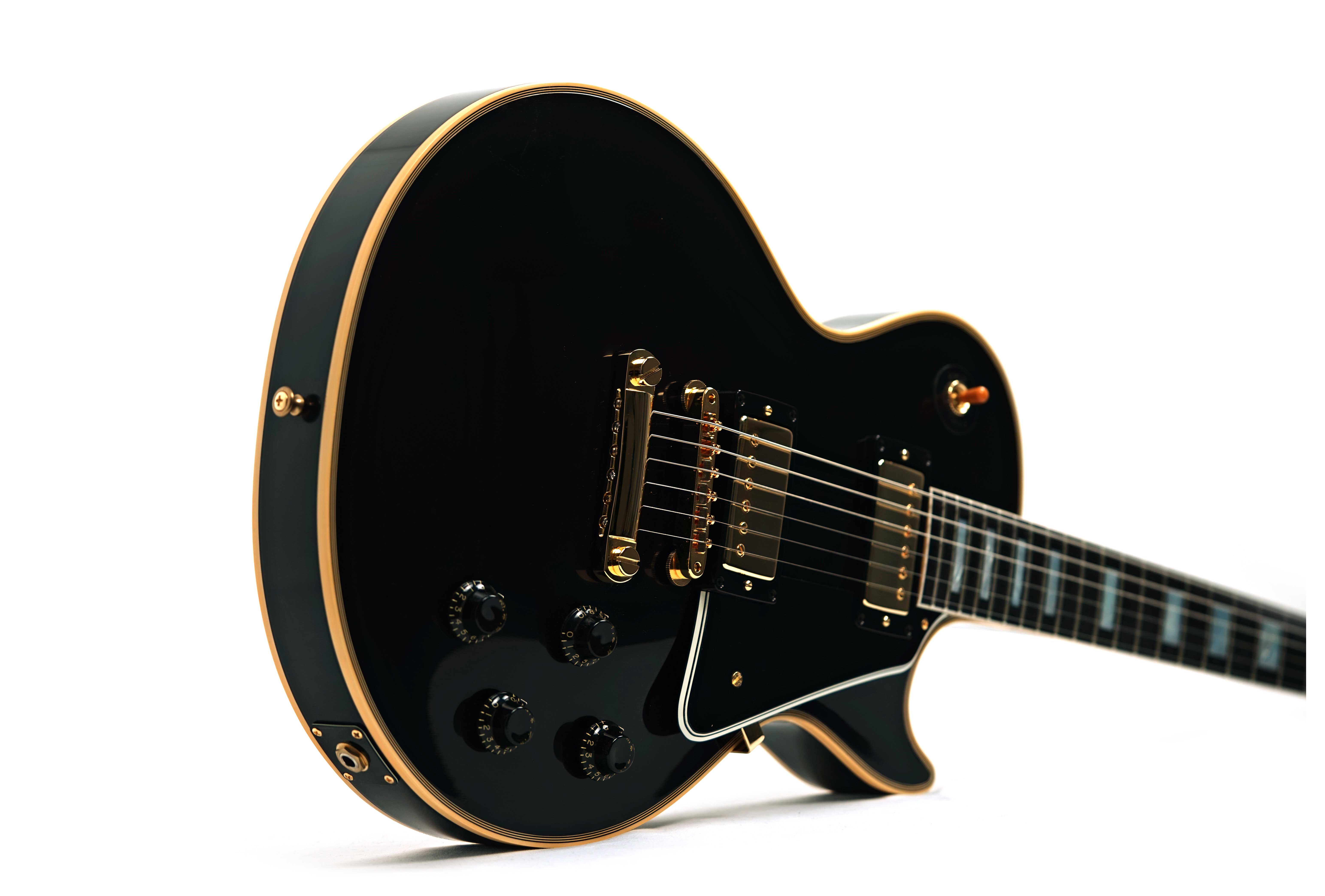 GUITARGUITAR Gibson Custom Shop 1957 Les Paul Custom Reissue 2-Pickup VOS Ebony #75764