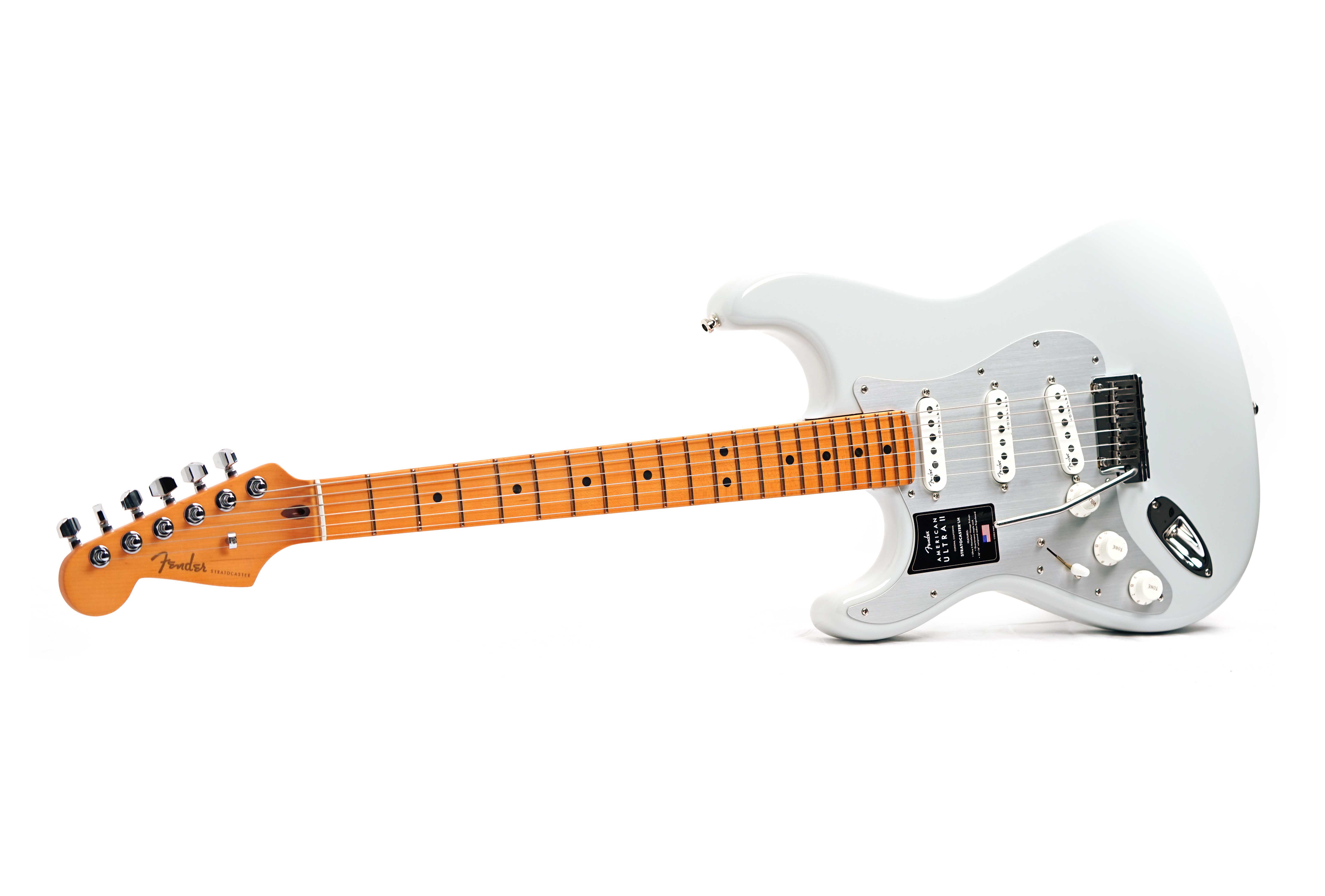GUITARGUITAR Fender American Ultra II Stratocaster Maple Fingerboard Avalanche Left Handed #US25021574