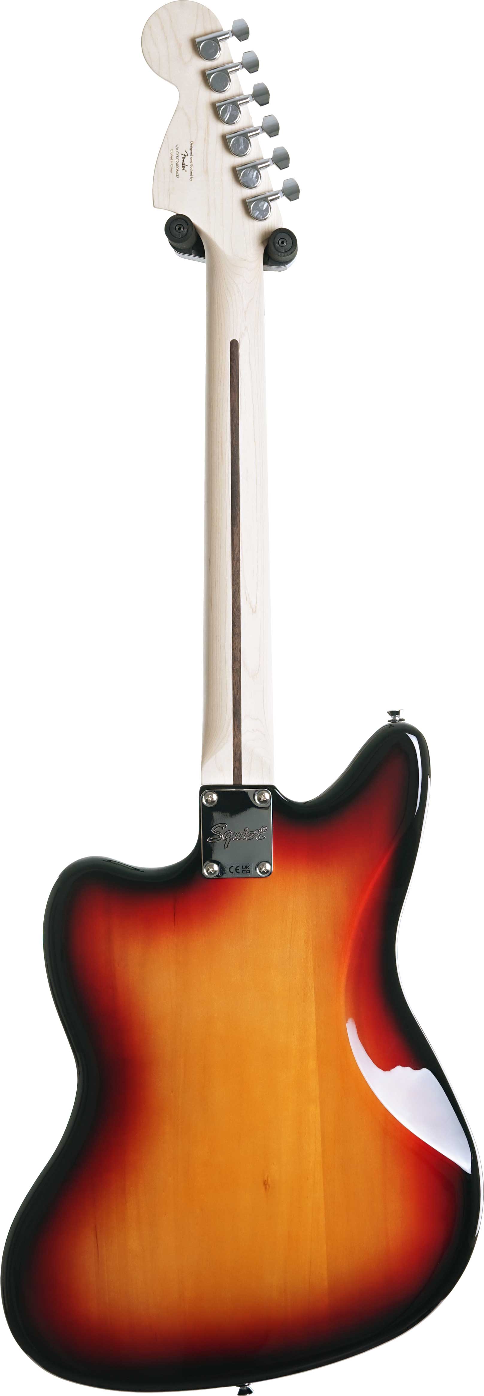 GUITARGUITAR Squier Affinity Series Jaguar Indian Laurel Fingerboard Black Pickguard 3-Colour Sunburst