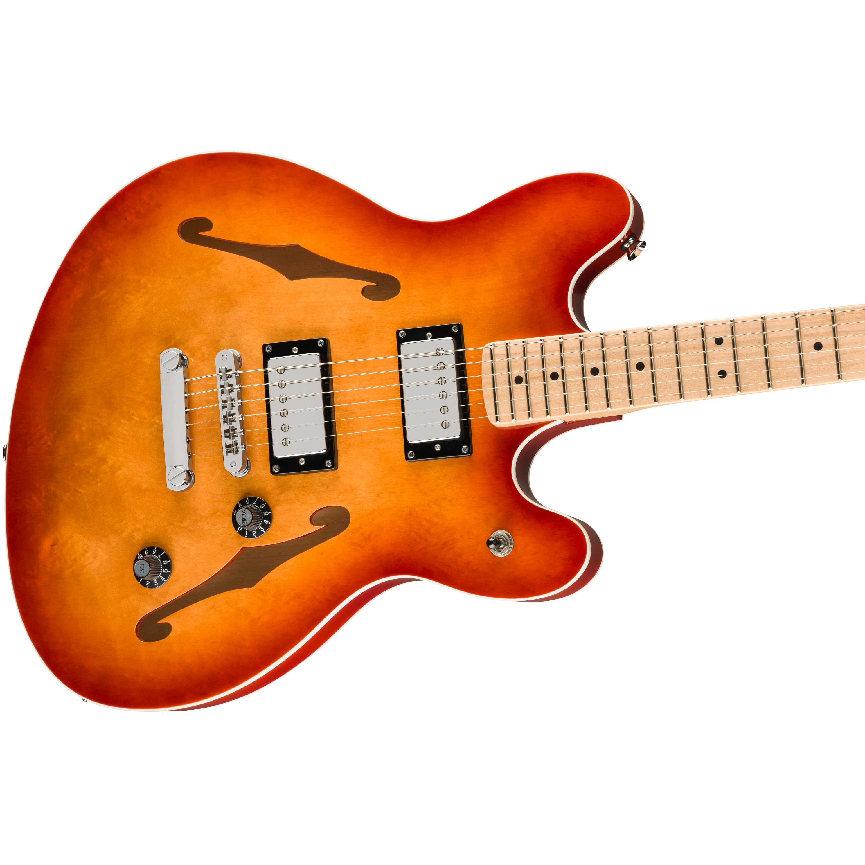 GUITARGUITAR Squier Affinity Series Starcaster Deluxe Sienna Sunburst Maple Fingerboard