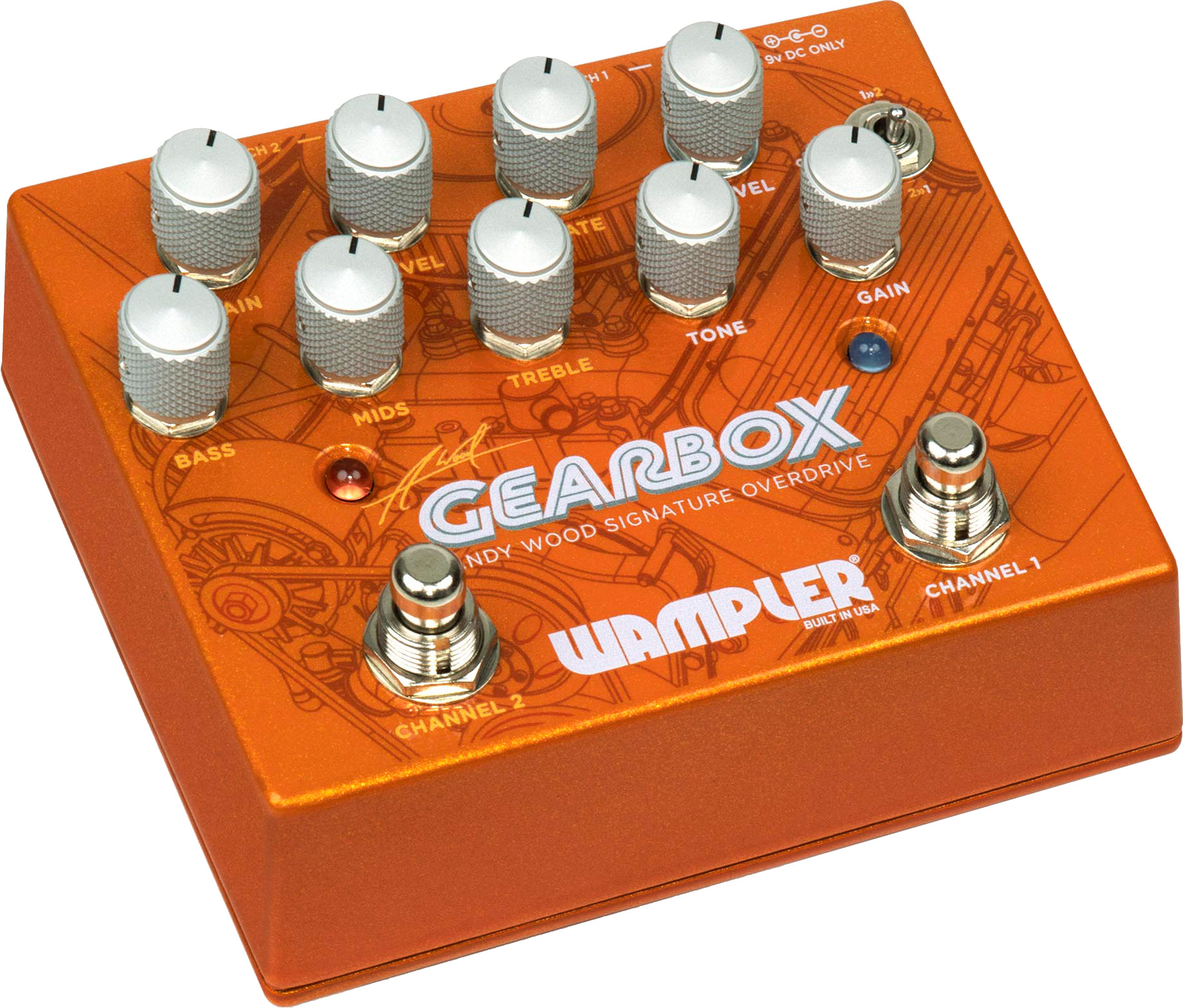 GUITARGUITAR Wampler Gearbox Andy Wood Signature Overdrive