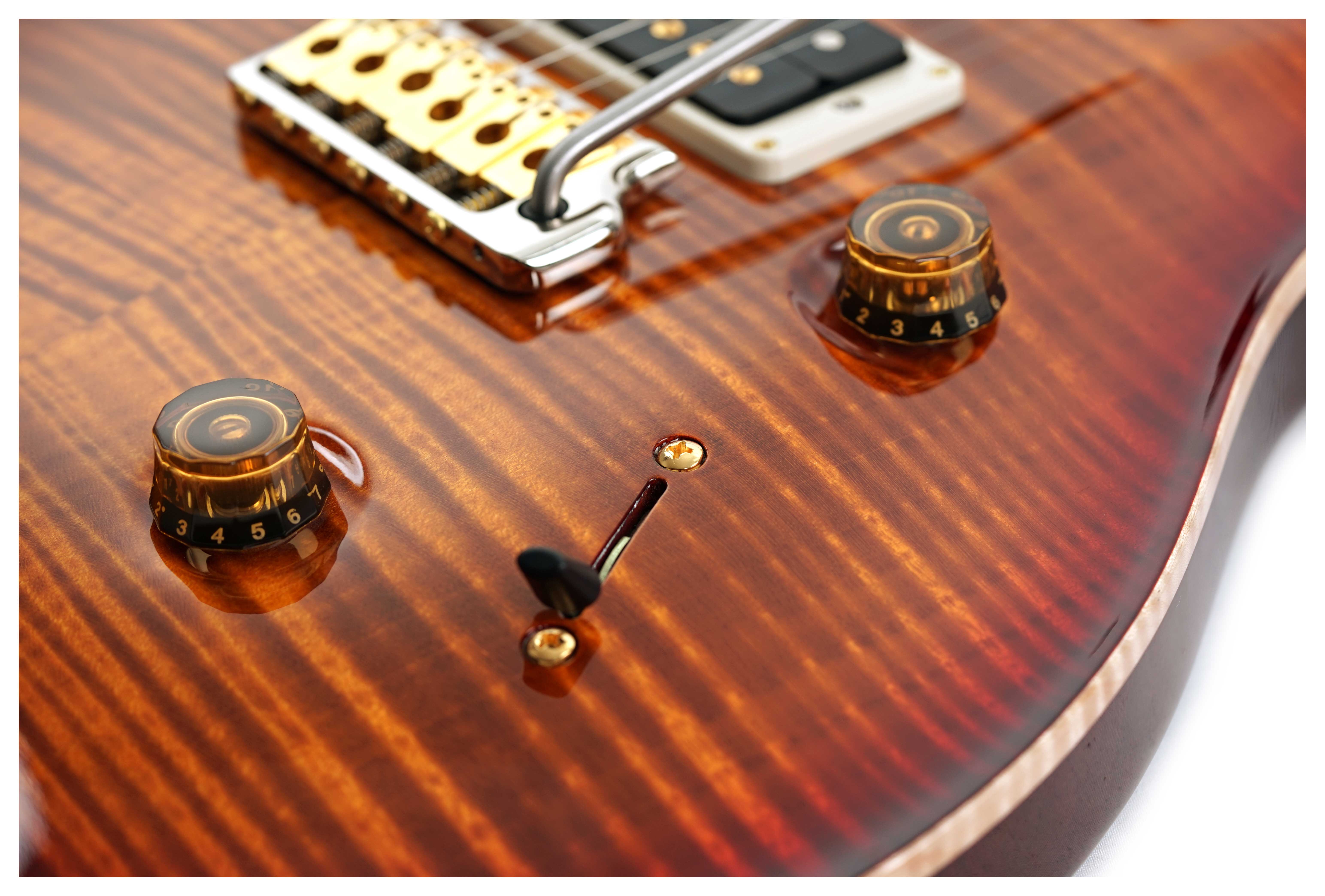 GUITARGUITAR PRS Custom 24 10 Top Dark Cherry Sunburst #0393515
