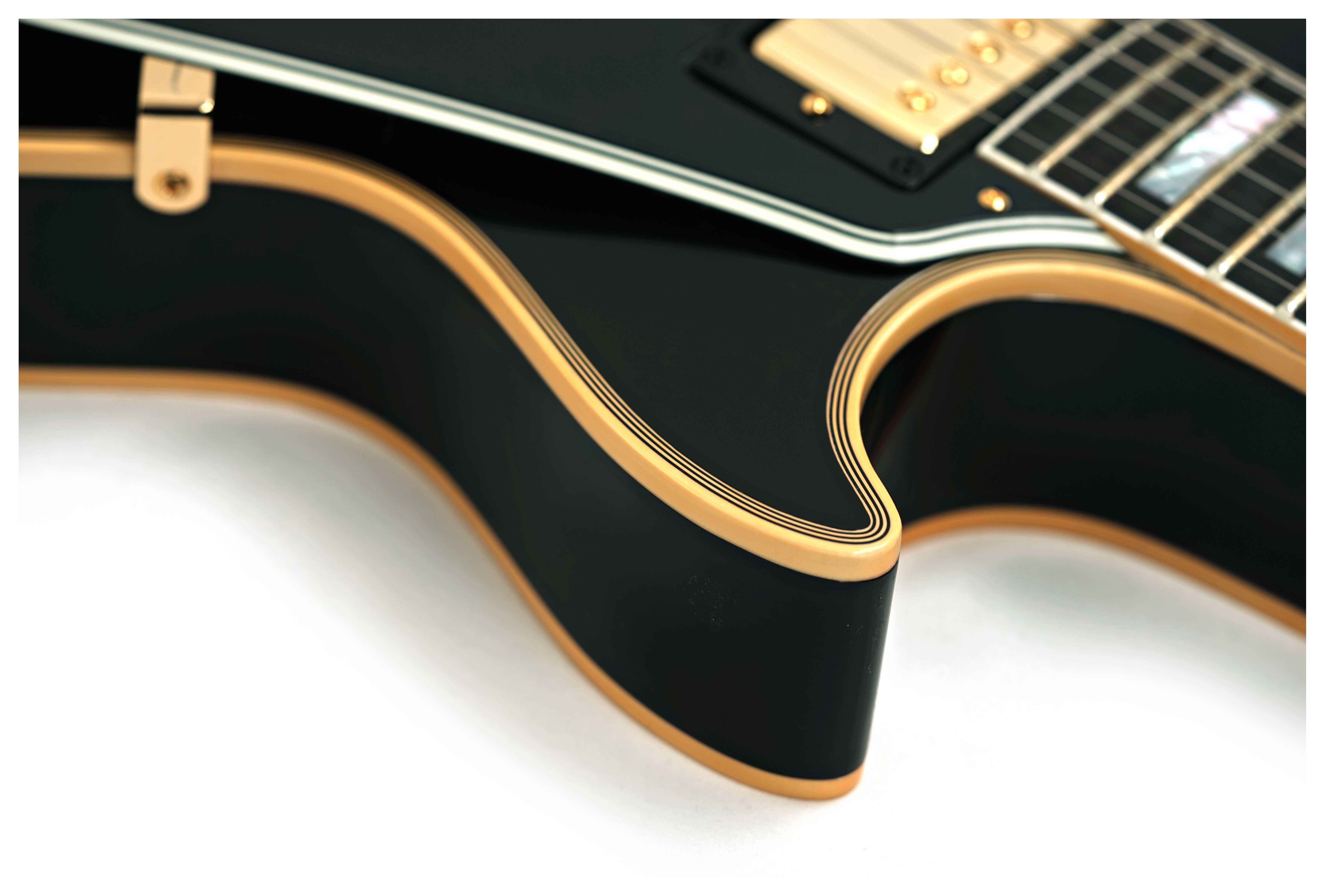 GUITARGUITAR Gibson Custom Shop 1957 Les Paul Custom Reissue 2-Pickup VOS Ebony #75764