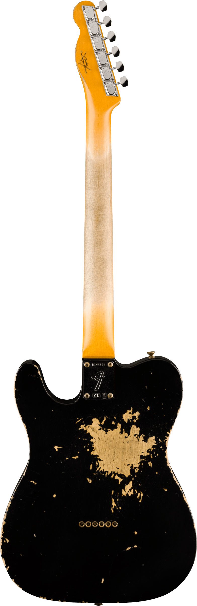 GUITARGUITAR Fender Custom Shop 1970s Telecaster Custom Heavy Relic Black