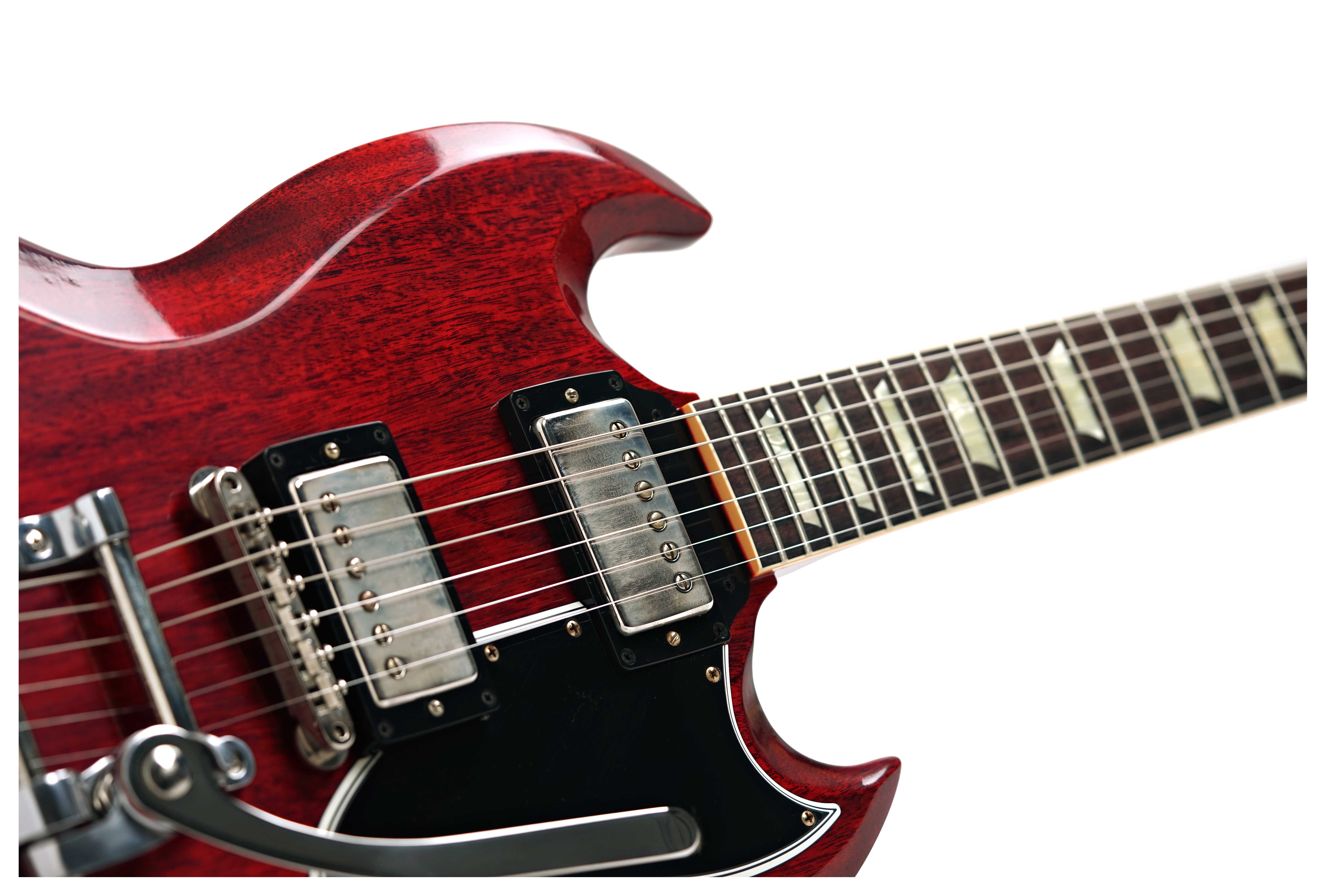 GUITARGUITAR Gibson Custom Shop 61 SG Standard Cherry Red B5 Bigsby VOS NH #504131