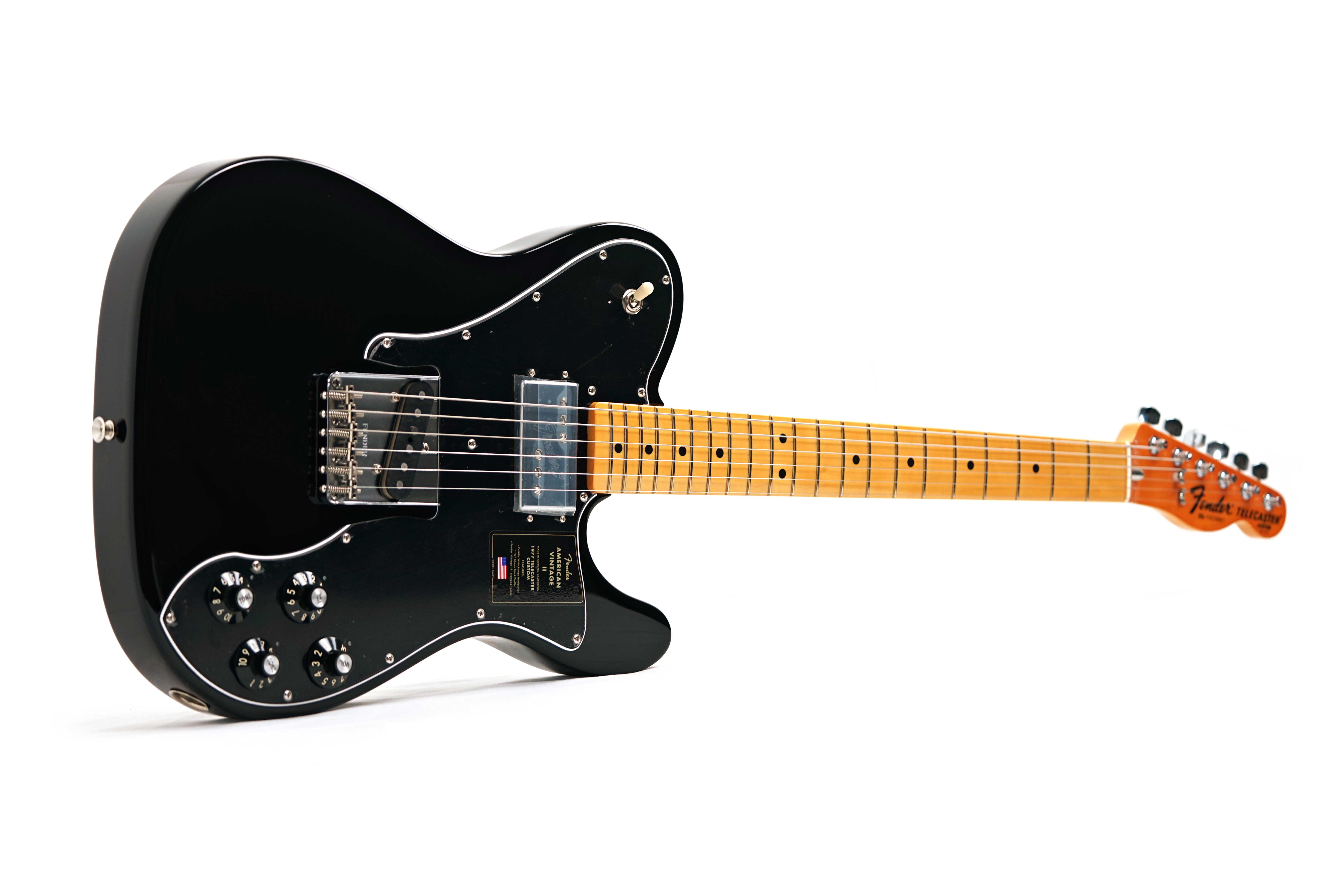 GUITARGUITAR Fender American Vintage II 1977 Telecaster Custom Maple Fingerboard Black #VS230887