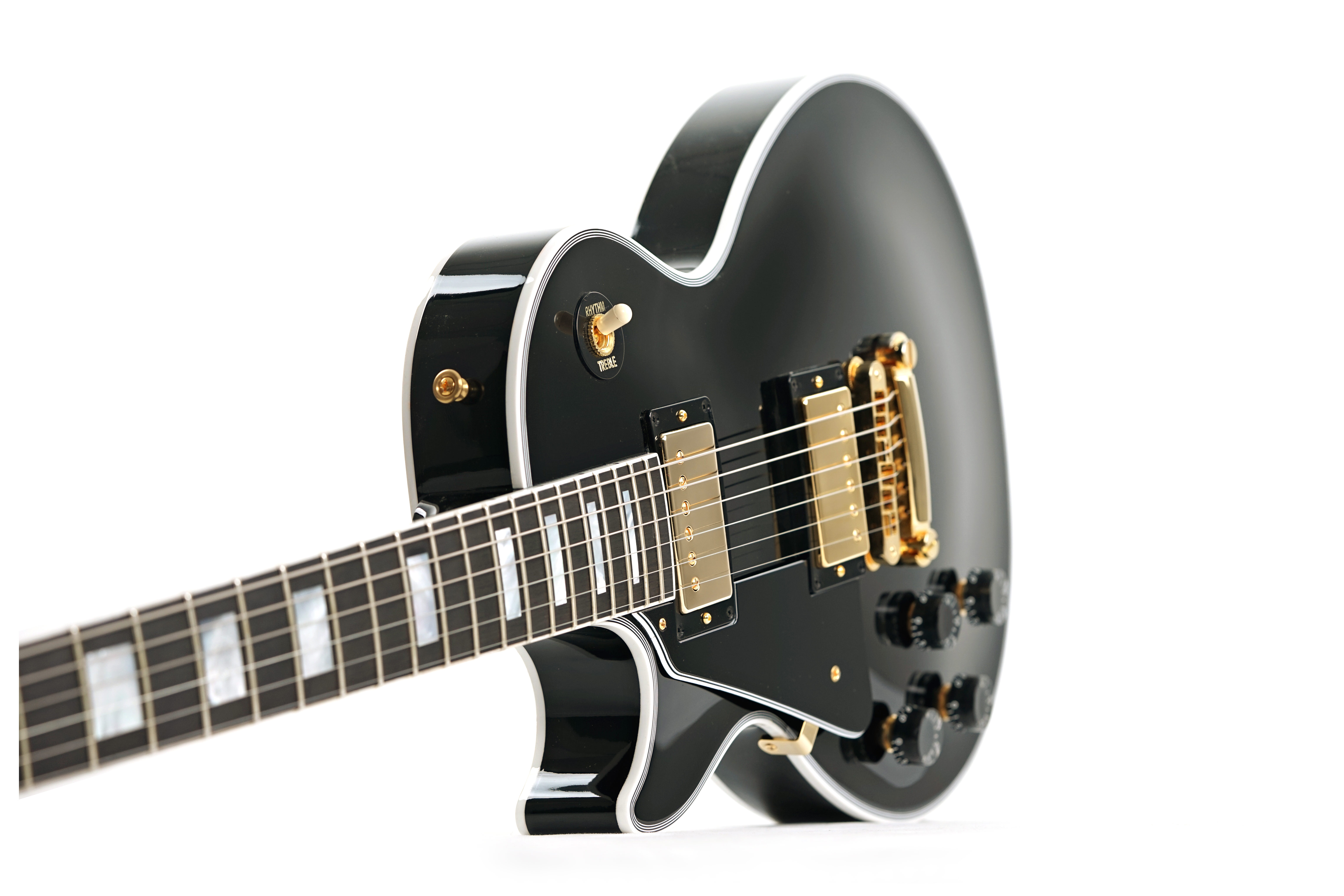 GUITARGUITAR Gibson Custom Shop Les Paul Custom Ebony Fingerboard Gloss Left Handed #CS403873