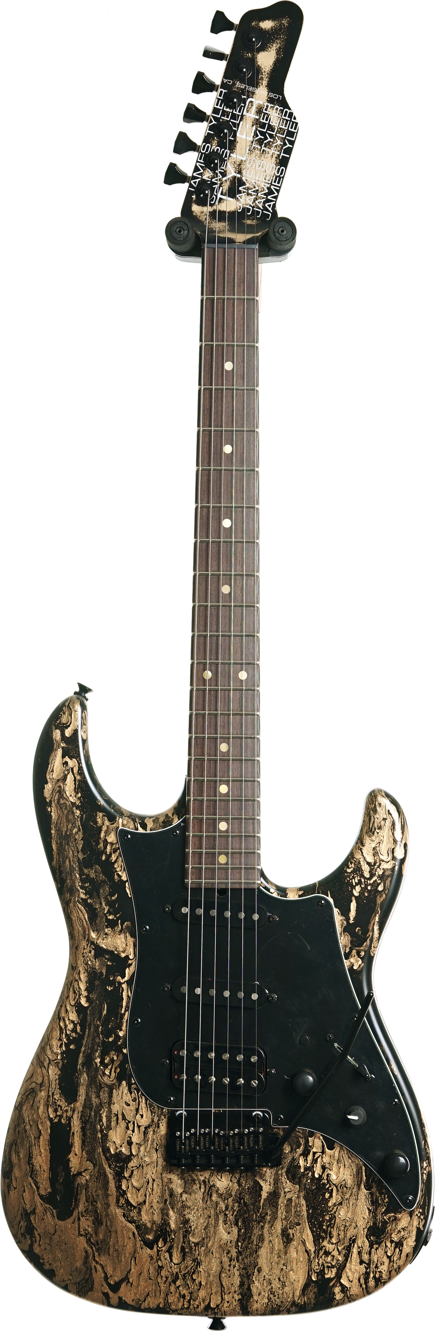 GUITARGUITAR Tyler USA Studio Elite HD Black Gold Shmear #1