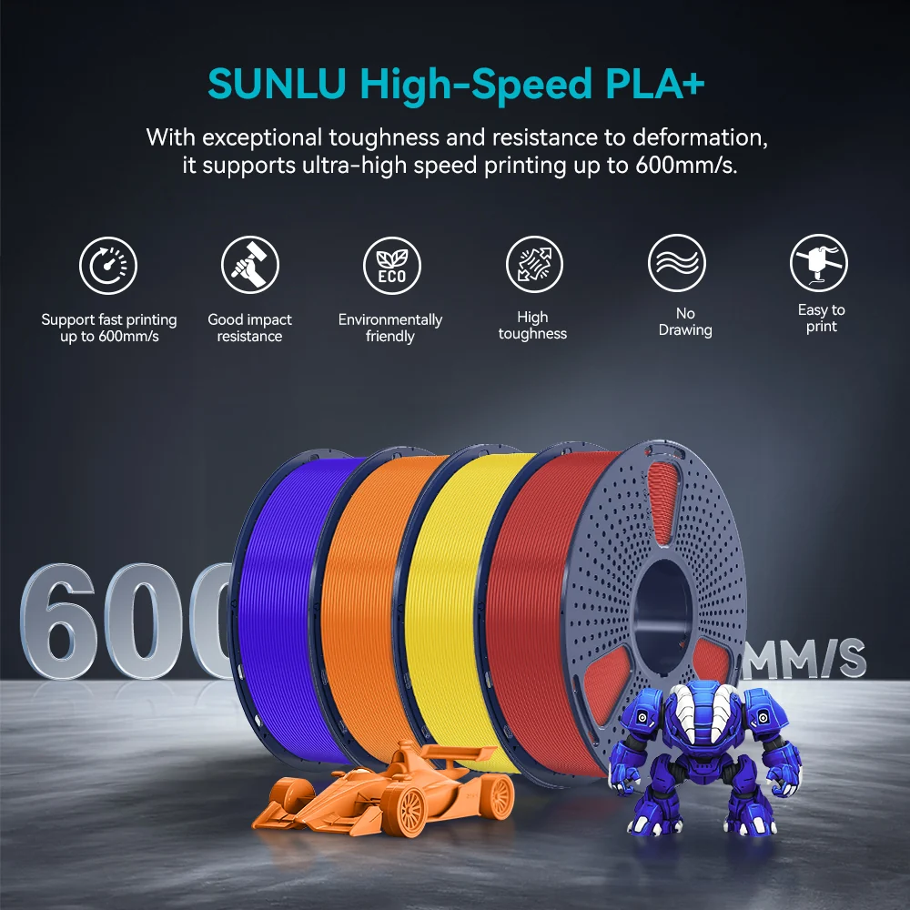 [MOQ: 6KG] High Speed PLA+(PLA Plus), HS_PLA+ 3D Printer Filament 1KG