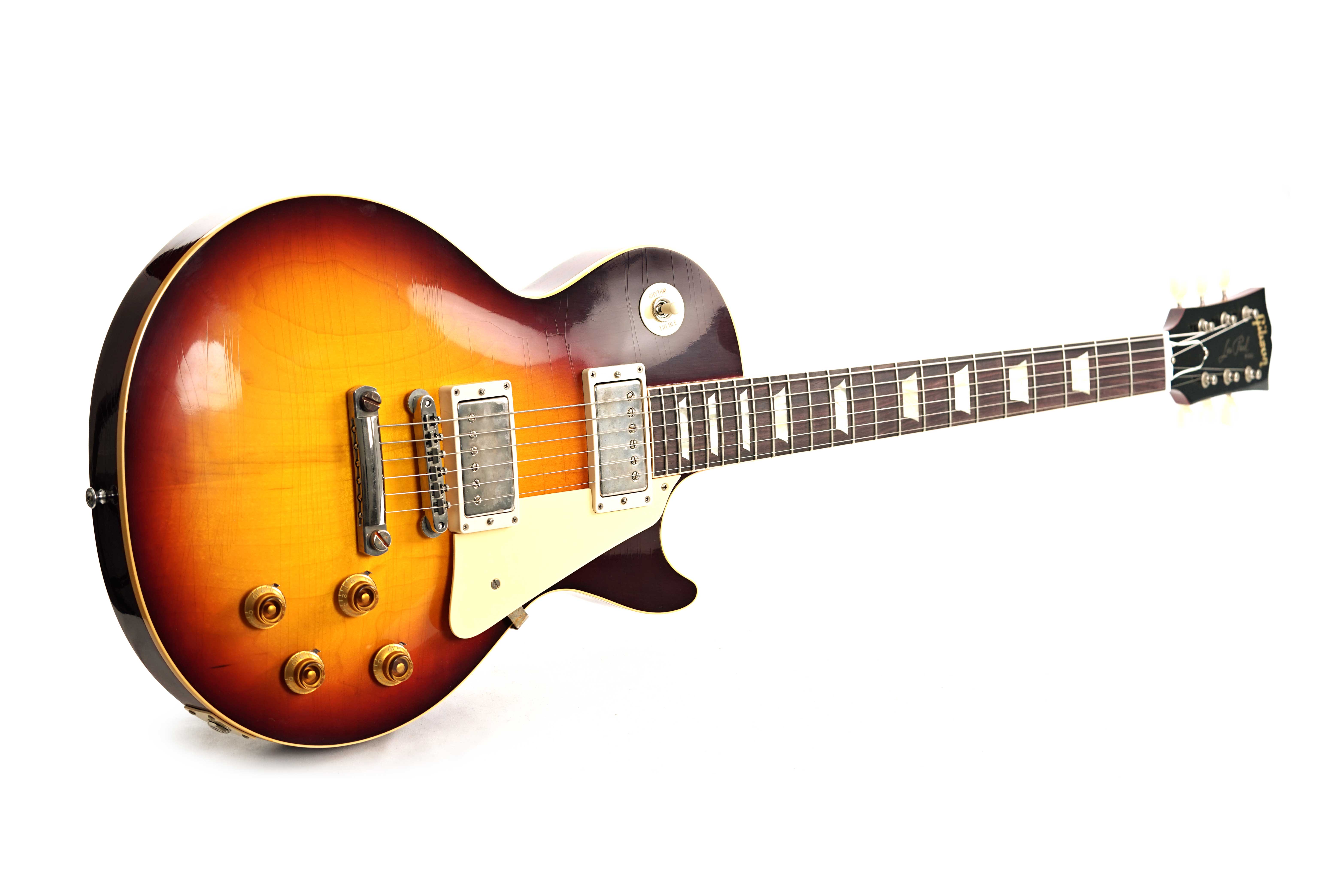 GUITARGUITAR Gibson Custom Shop 1958 Les Paul Standard Reissue Murphy Lab Ultra Light Aged Bourbon Burst #84385