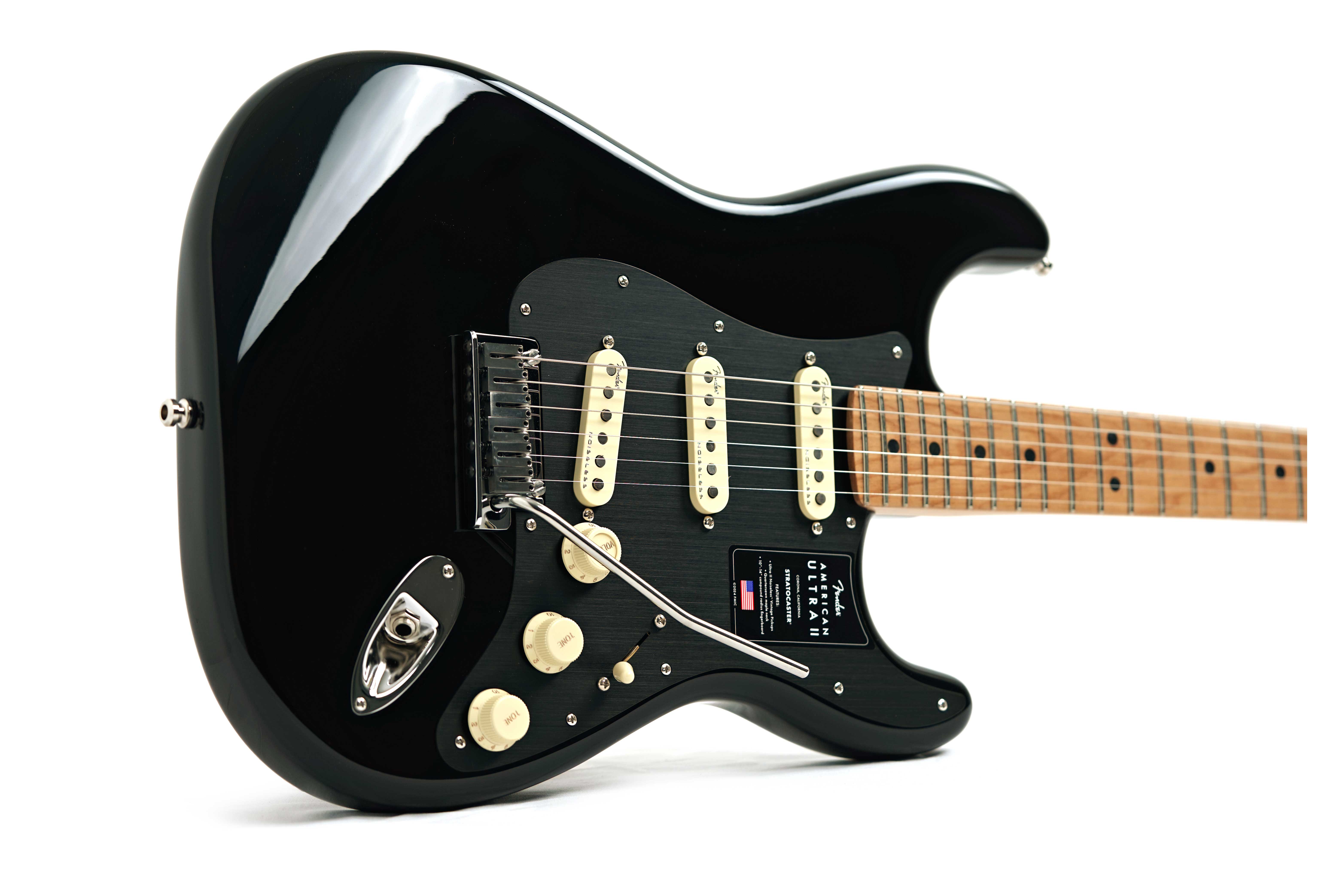 GUITARGUITAR Fender guitarguitar Exclusive Ultra II Stratocaster Roasted Maple Fingerboard Black #US25006701