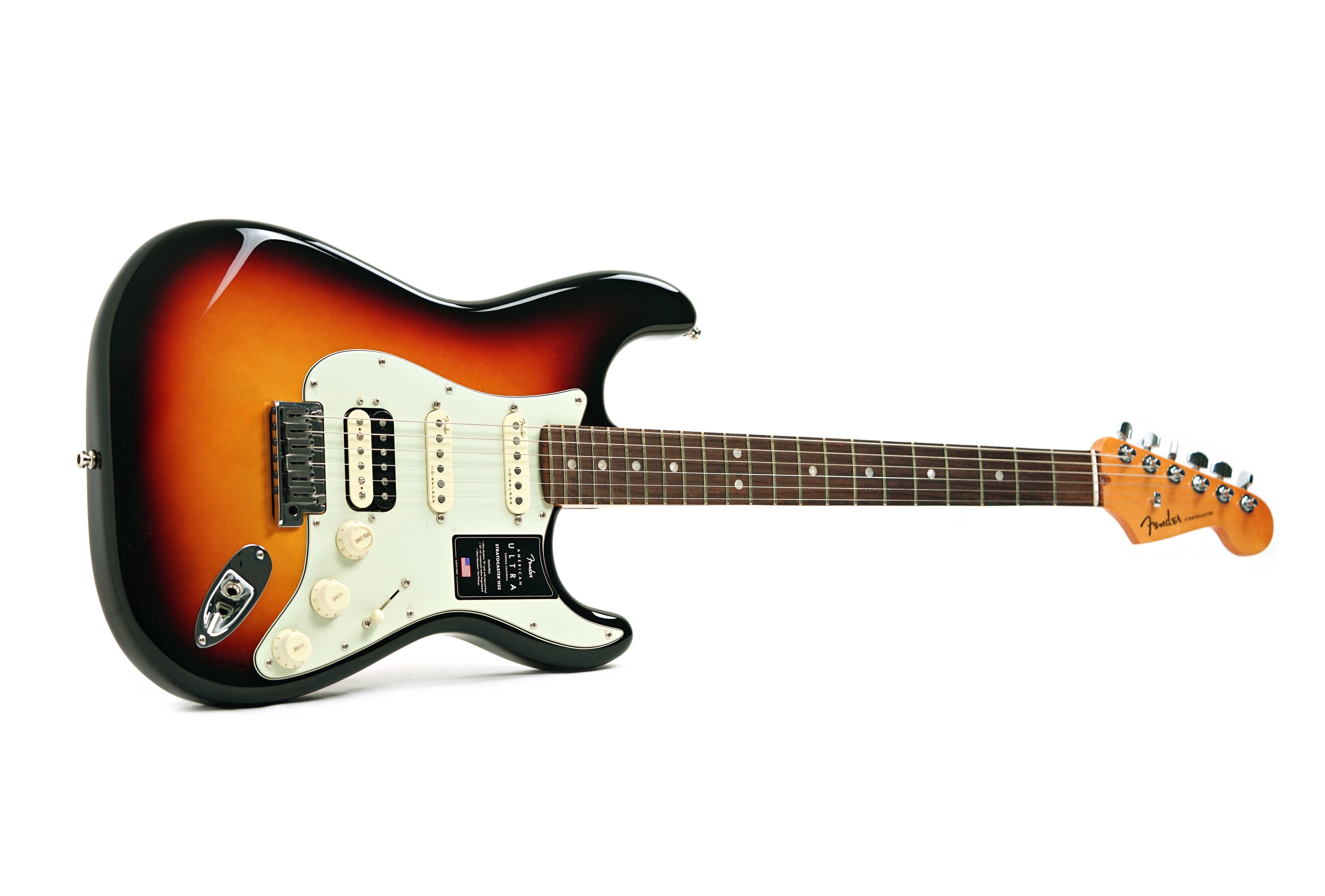 GUITARGUITAR Fender American Ultra Stratocaster HSS Ultraburst Rosewood Fingerboard (Ex-Demo) #US240008907