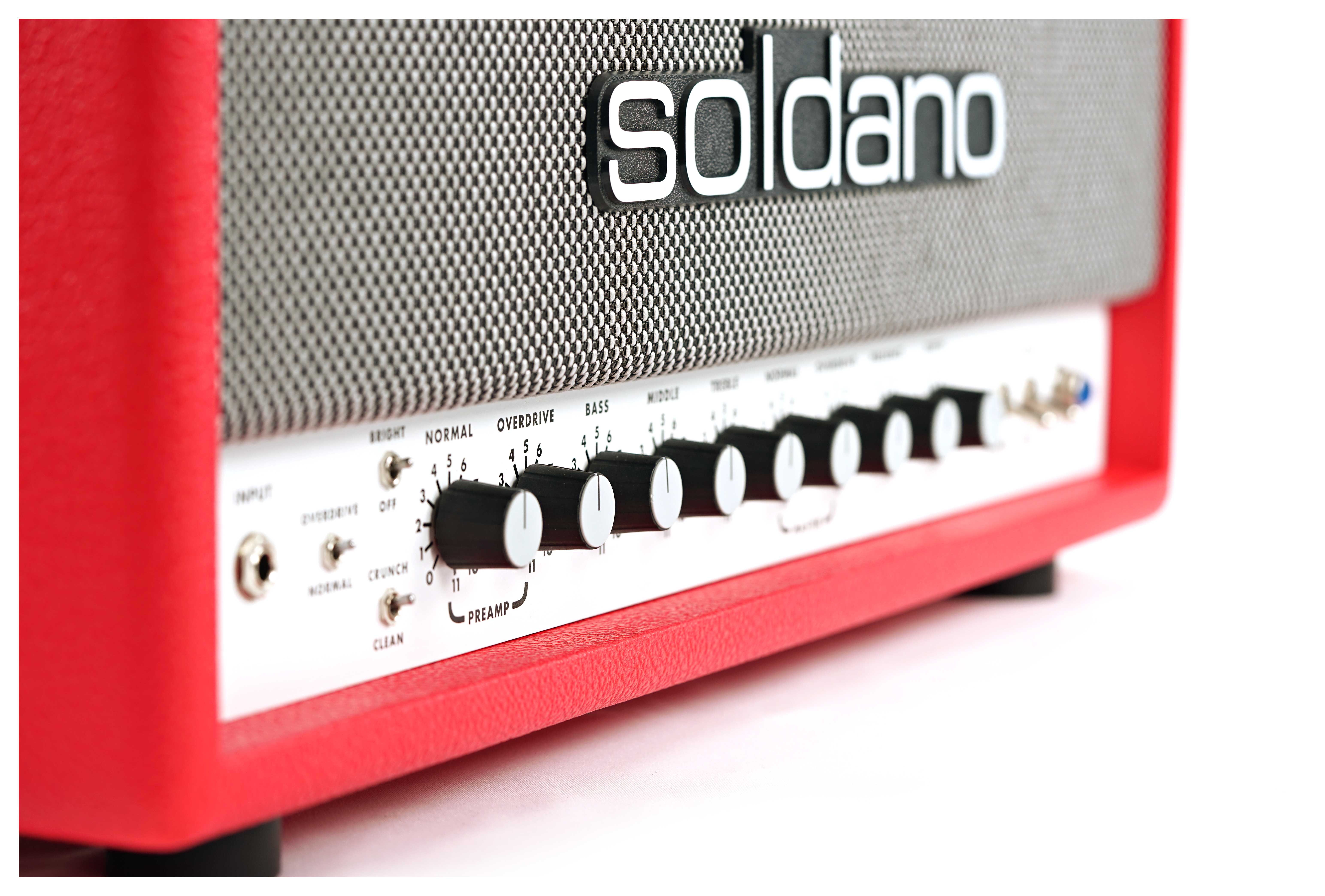 GUITARGUITAR Soldano SLO-100 Red Tolex Valve Amp Head