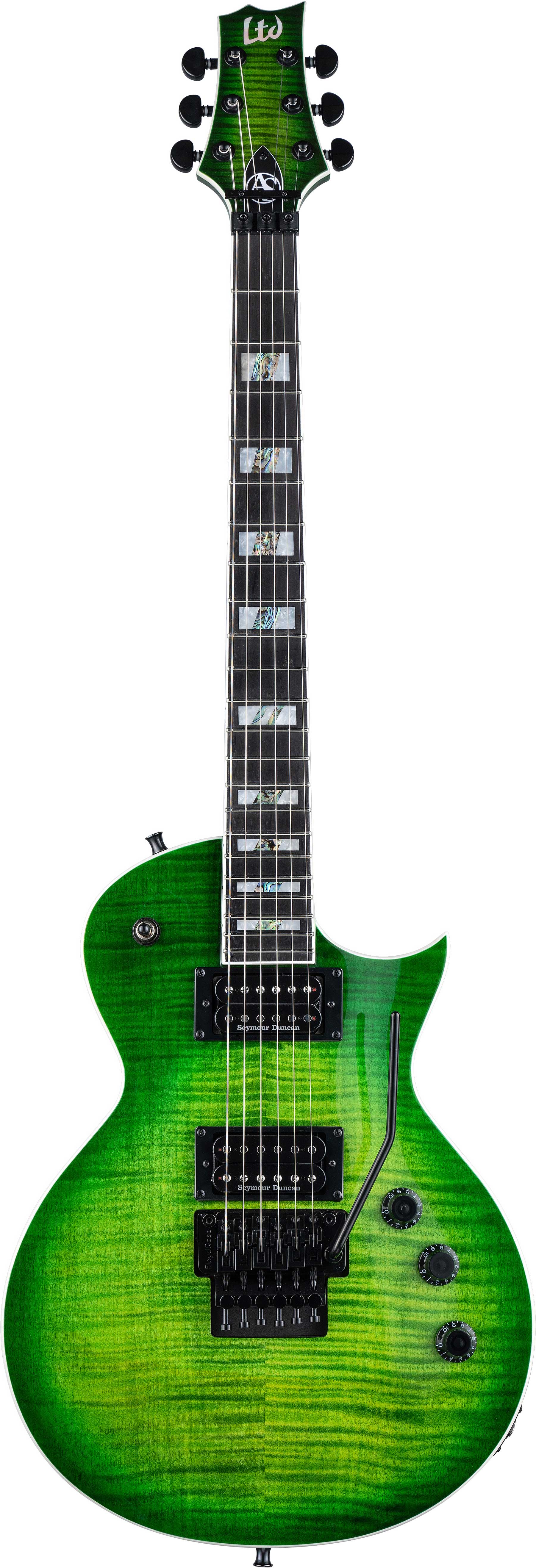 GUITARGUITAR ESP LTD AS-1FR Alex Skolnick Lime Burst