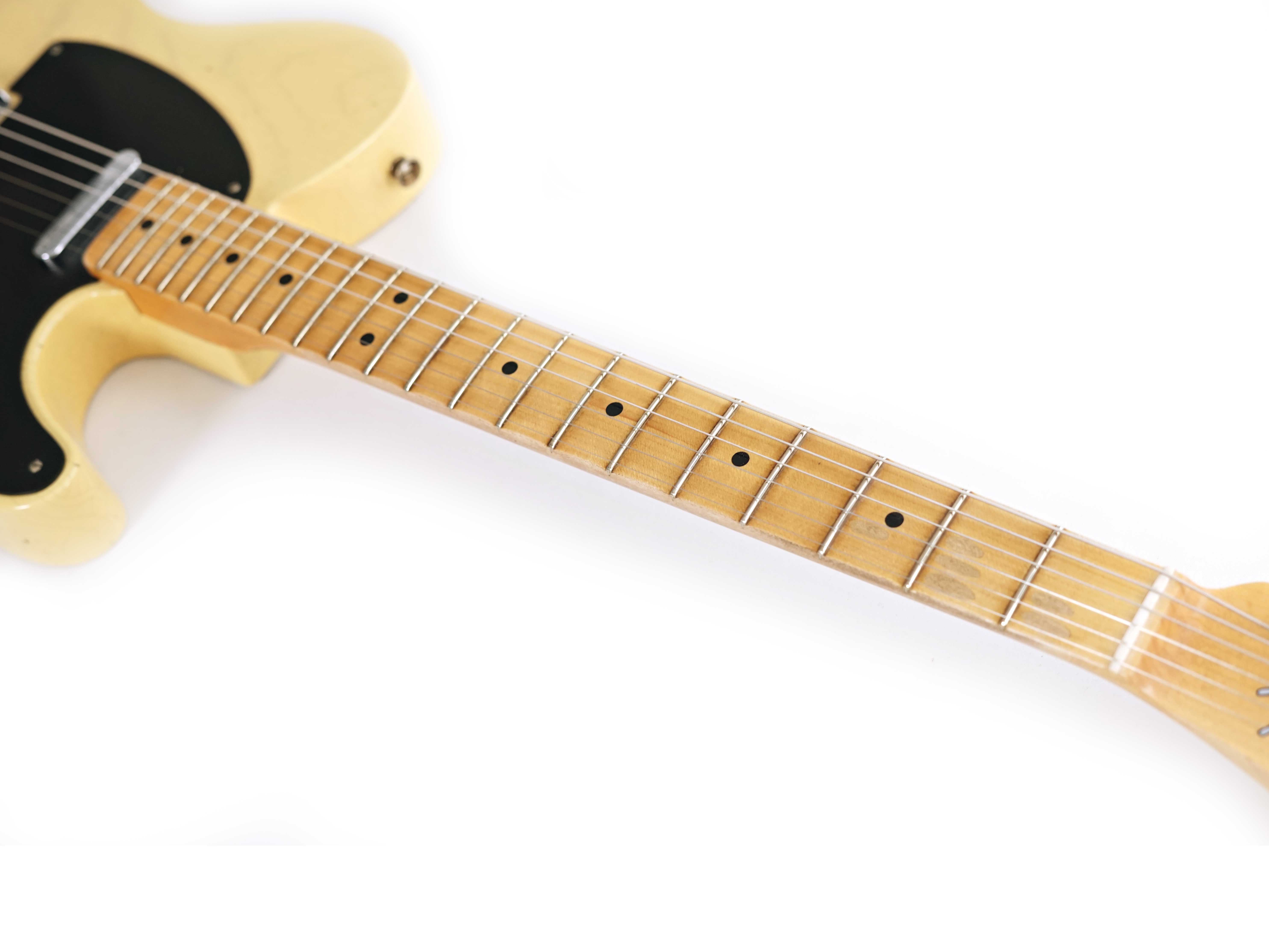 GUITARGUITAR Fender Custom Shop 1950 Double Esquire Journeyman Relic Faded Nocaster Blonde #R138580