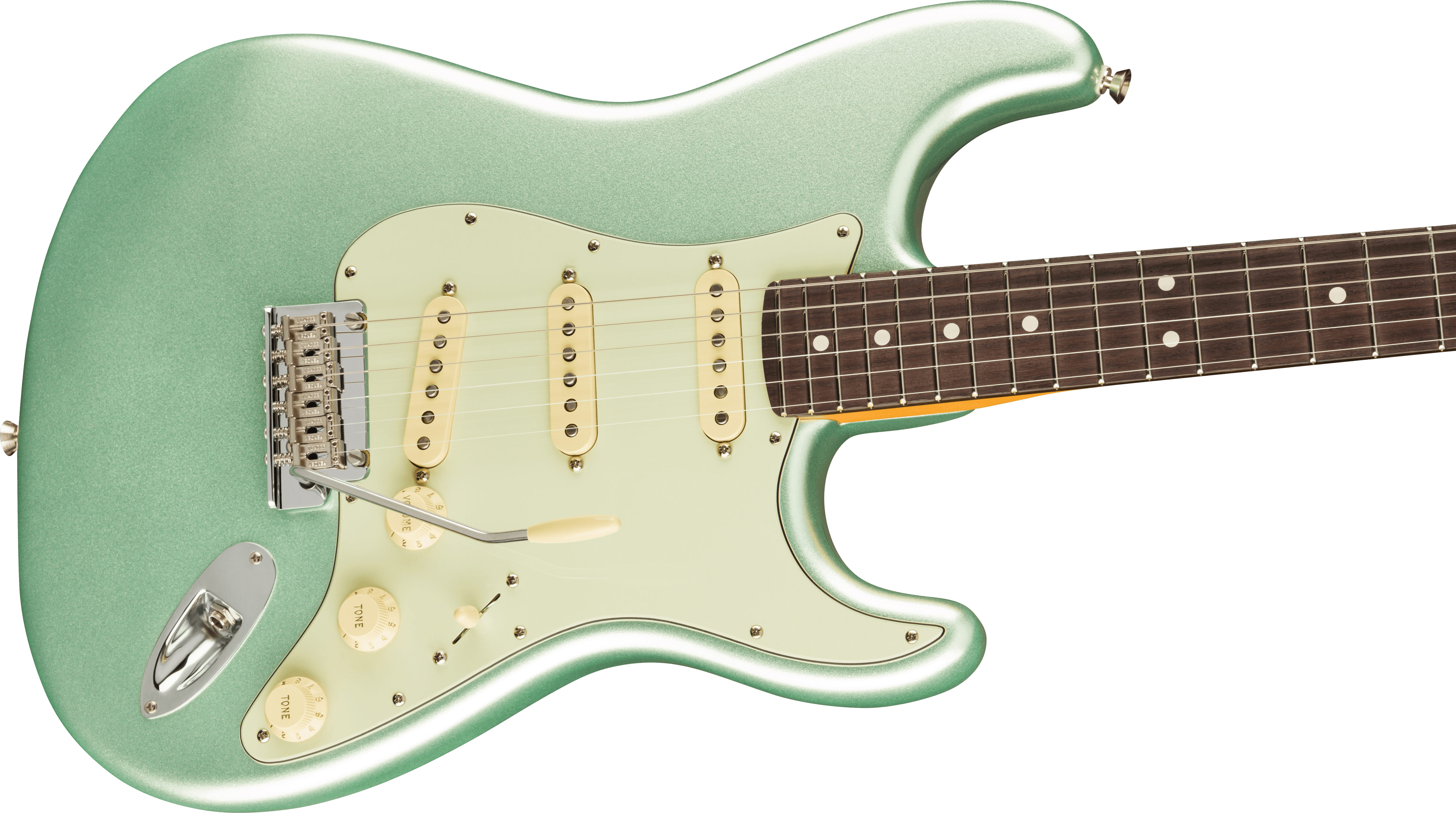 GUITARGUITAR Fender American Professional II Stratocaster Mystic Surf Green Rosewood Fingerboard