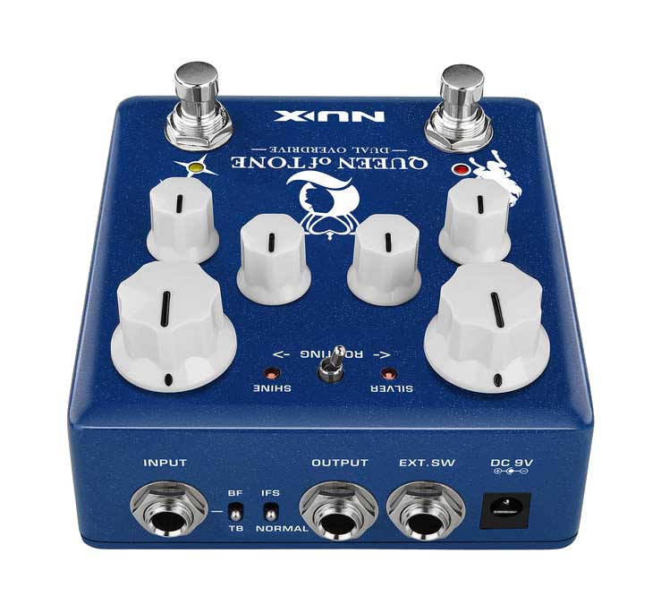 GUITARGUITAR NUX Queen of Tone Dual Stacked Overdrive Pedal