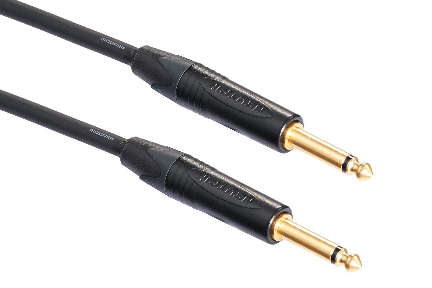 GUITARGUITAR Mogami 3m Cable with Neutrik Black and Gold Straight Jack to Straight Jack