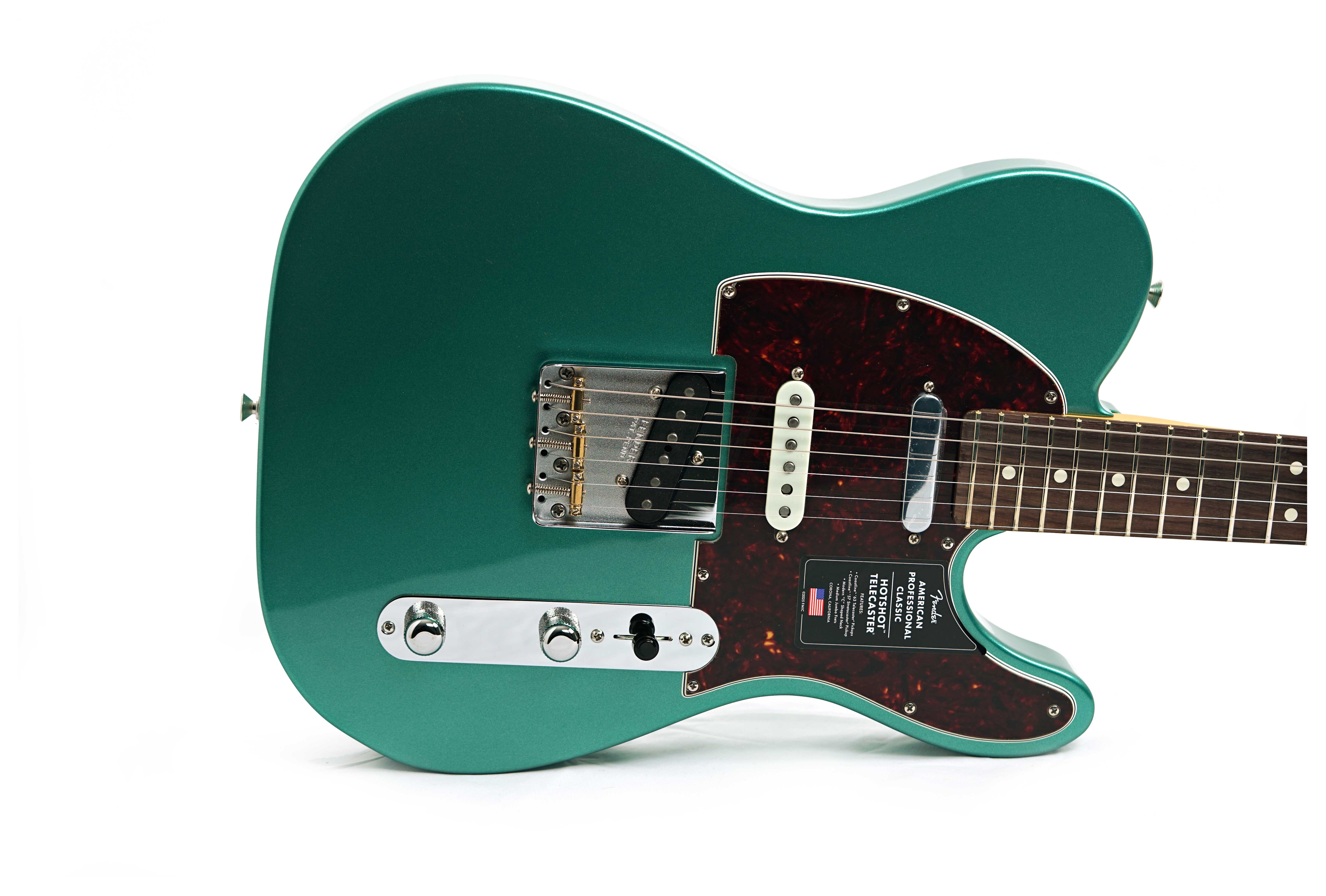 GUITARGUITAR Fender American Professional Classic Hotshot Telecaster SSS Faded Sherwood Green Metallic Rosewood Fingerboard #US25088059