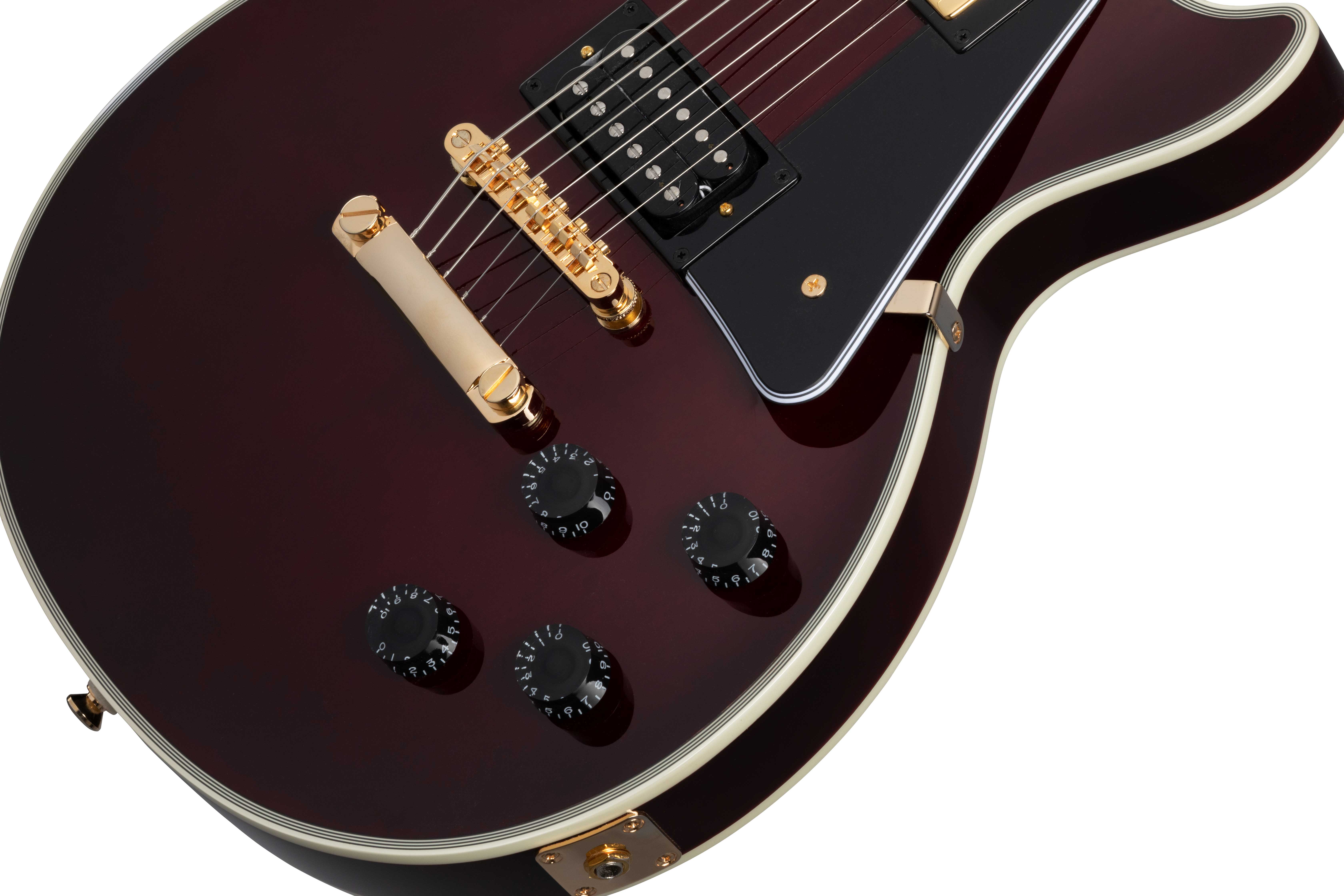 GUITARGUITAR Epiphone Jerry Cantrell Wino Les Paul Custom Dark Wine Red