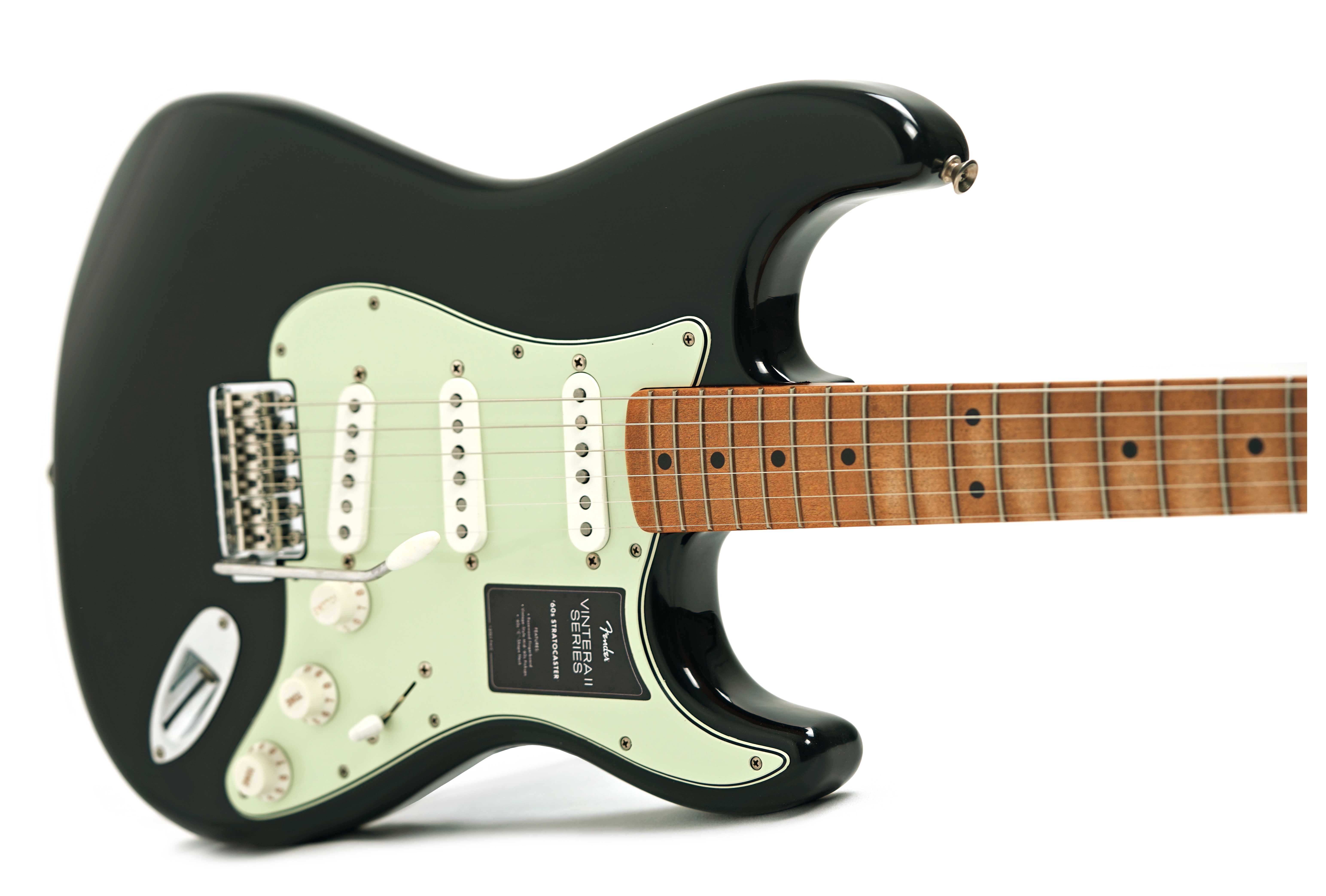 GUITARGUITAR Fender Limited Edition Vintera II Road Worn '60s Stratocaster Maple Fingerboard Black #MX25089391