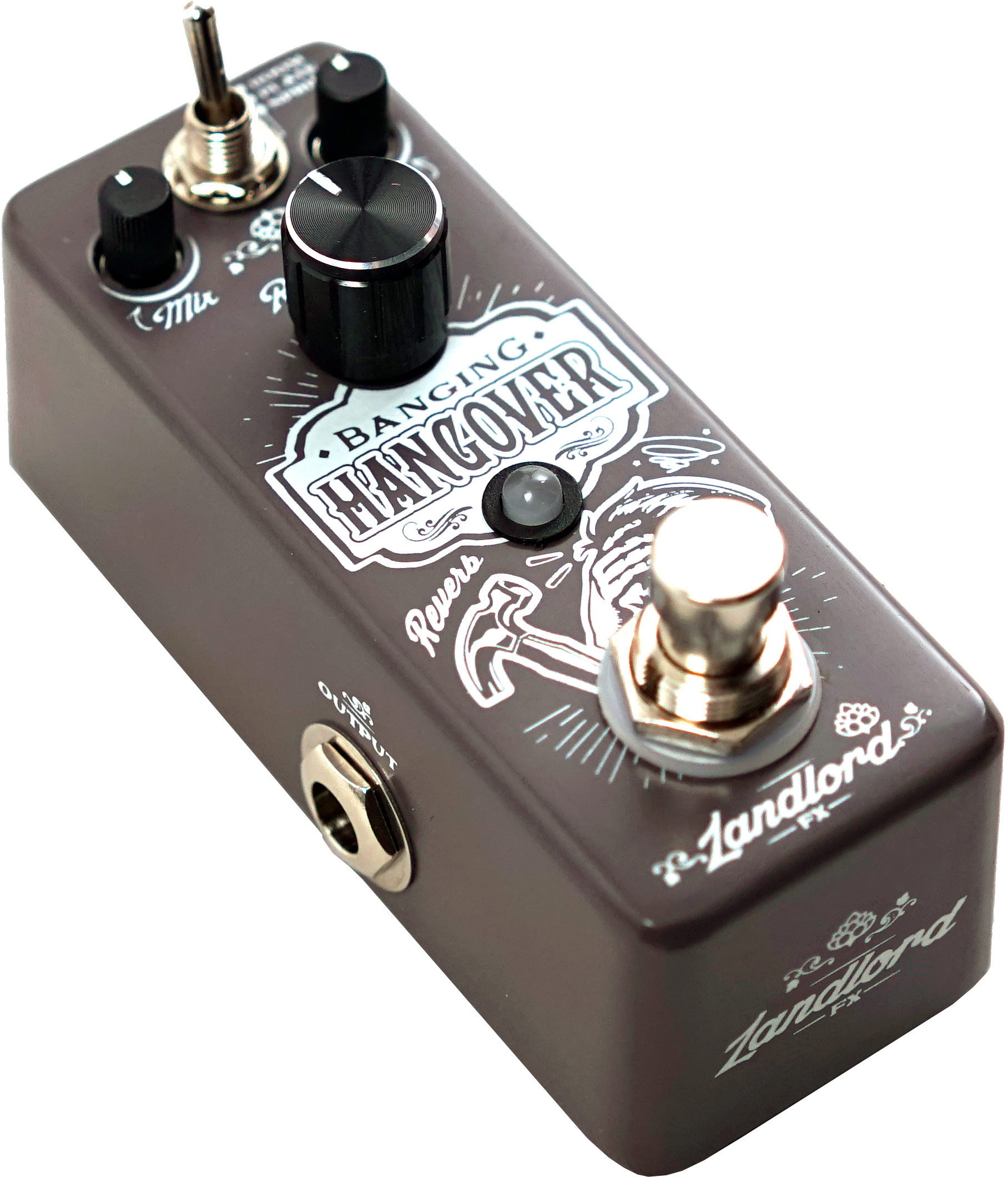 GUITARGUITAR Landlord FX Banging Hangover Reverb Mini Pedal
