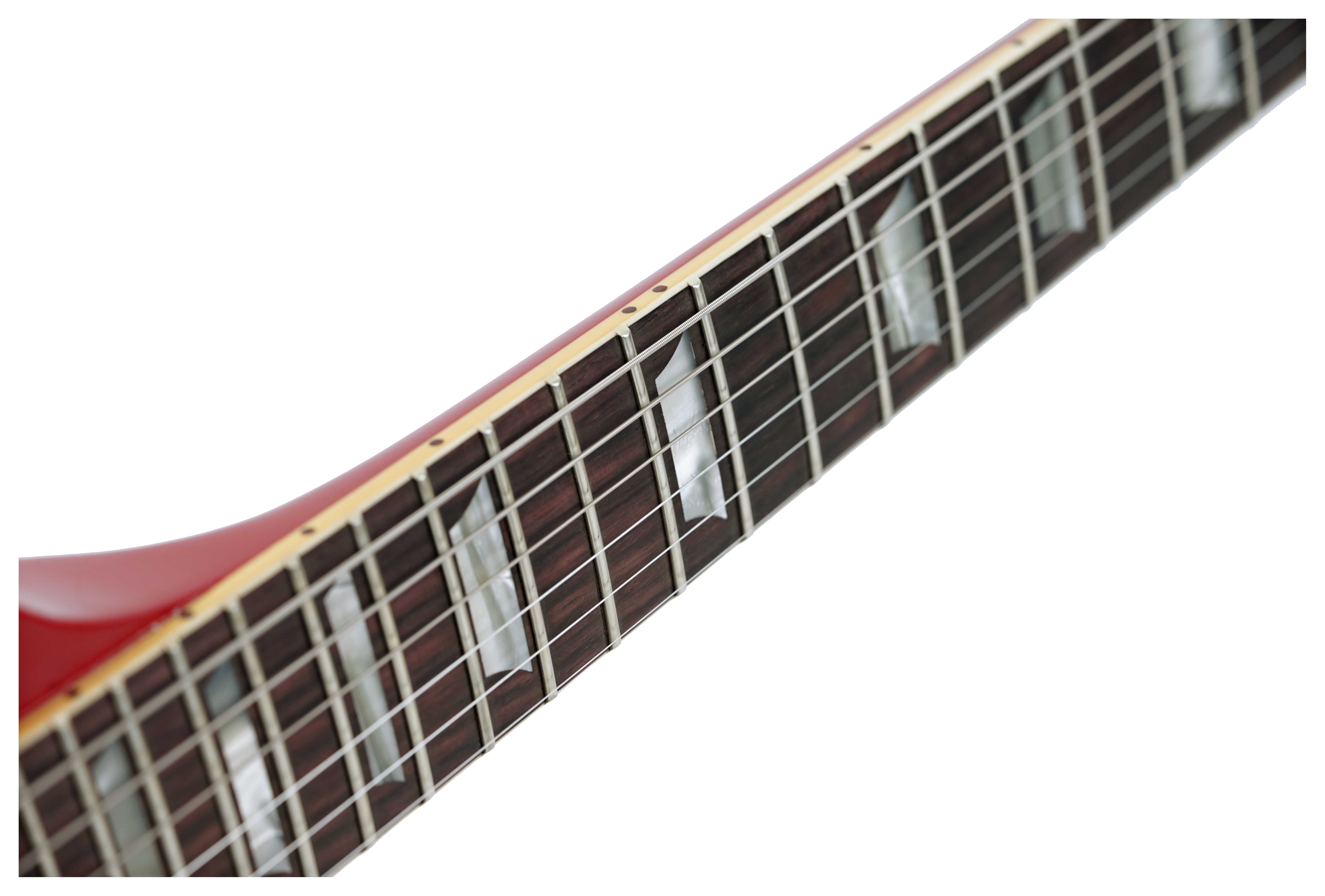 GUITARGUITAR Gibson Custom Shop 1963 Firebird V w/ Maestro Vibrola Light Aged Cardinal Red #400783