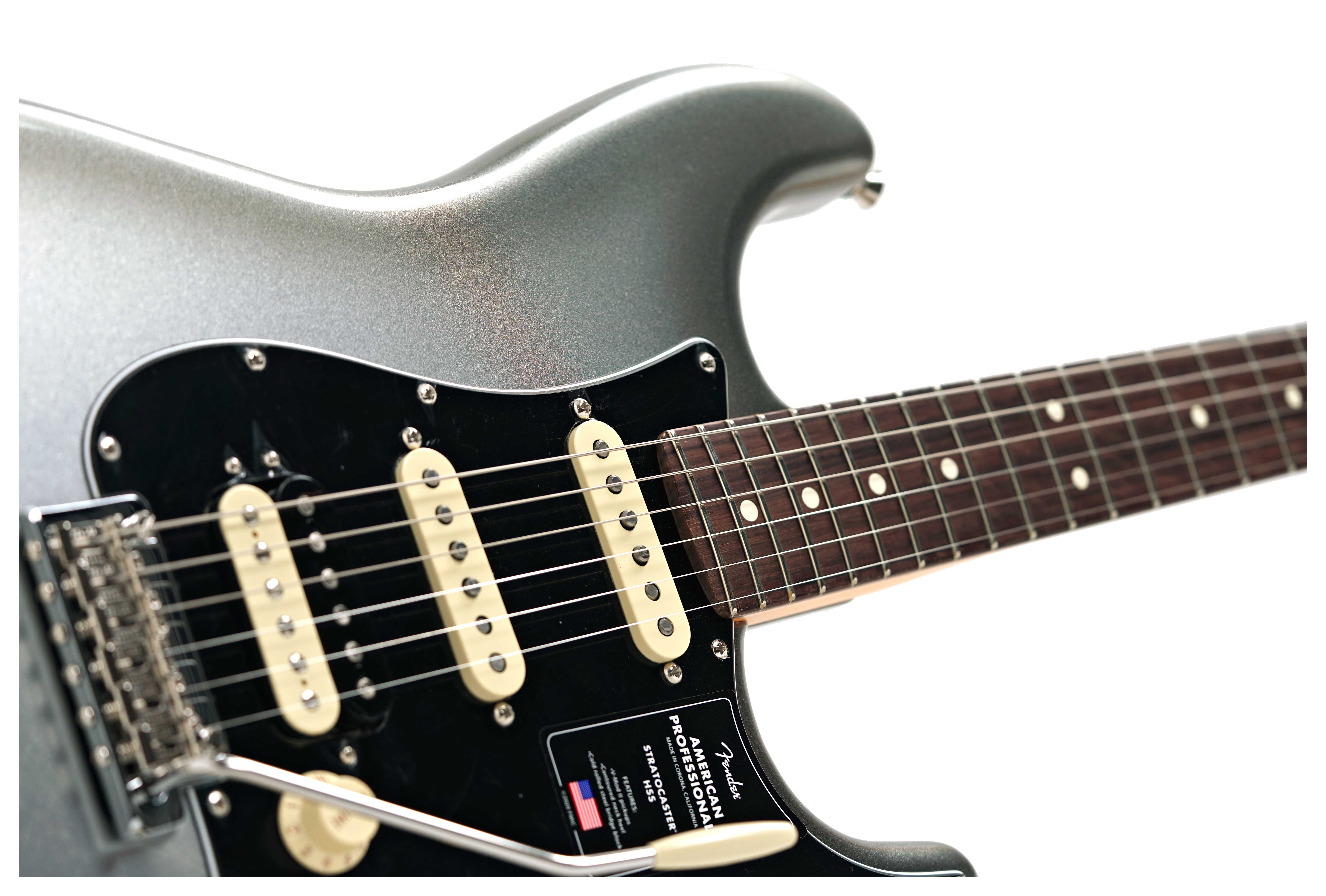 GUITARGUITAR Fender American Professional II Stratocaster HSS Mercury Rosewood Fingerboard #US25042826