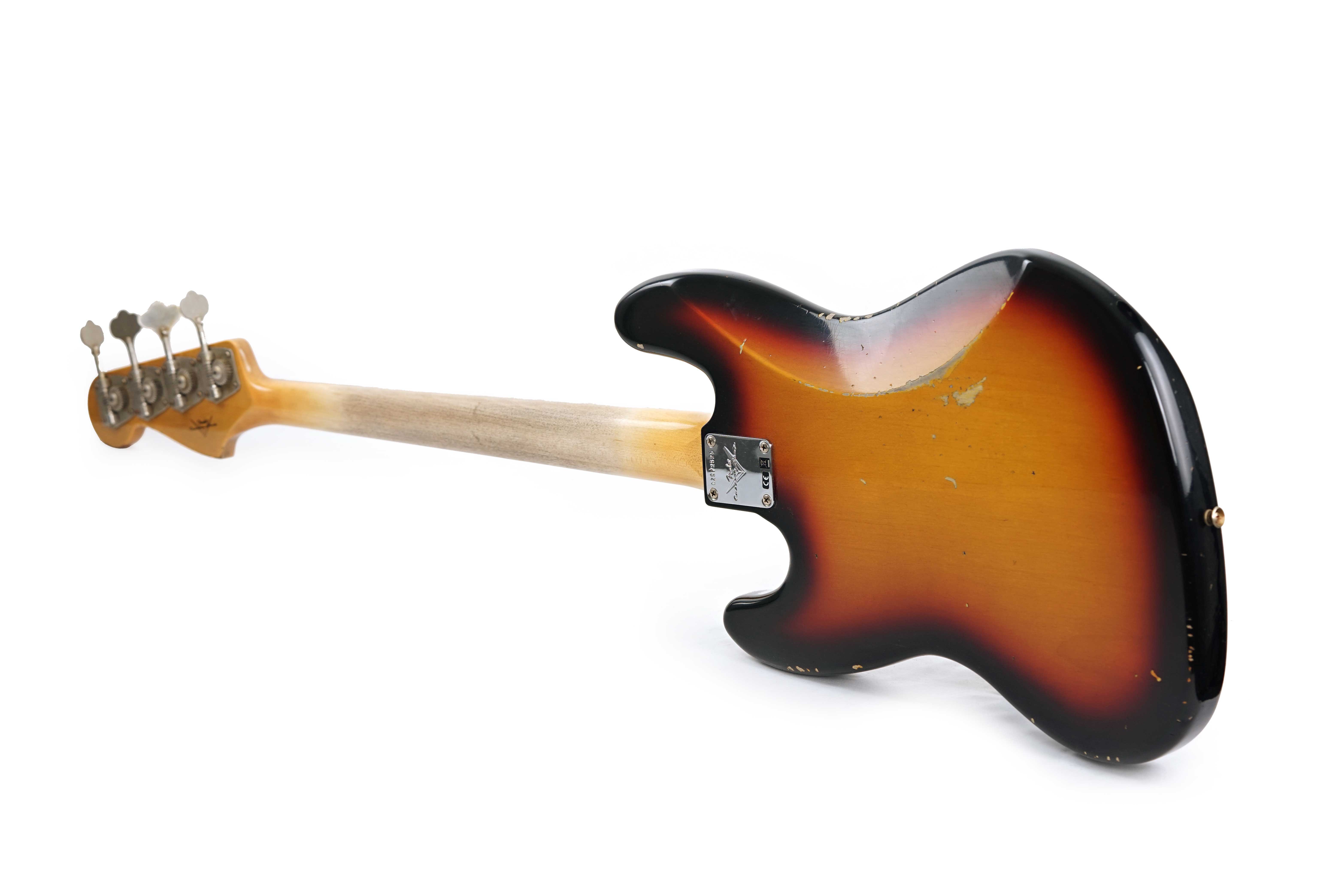 GUITARGUITAR Fender Custom Shop 62 Jazz Bass Relic 3-Color Sunburst #CZ572525