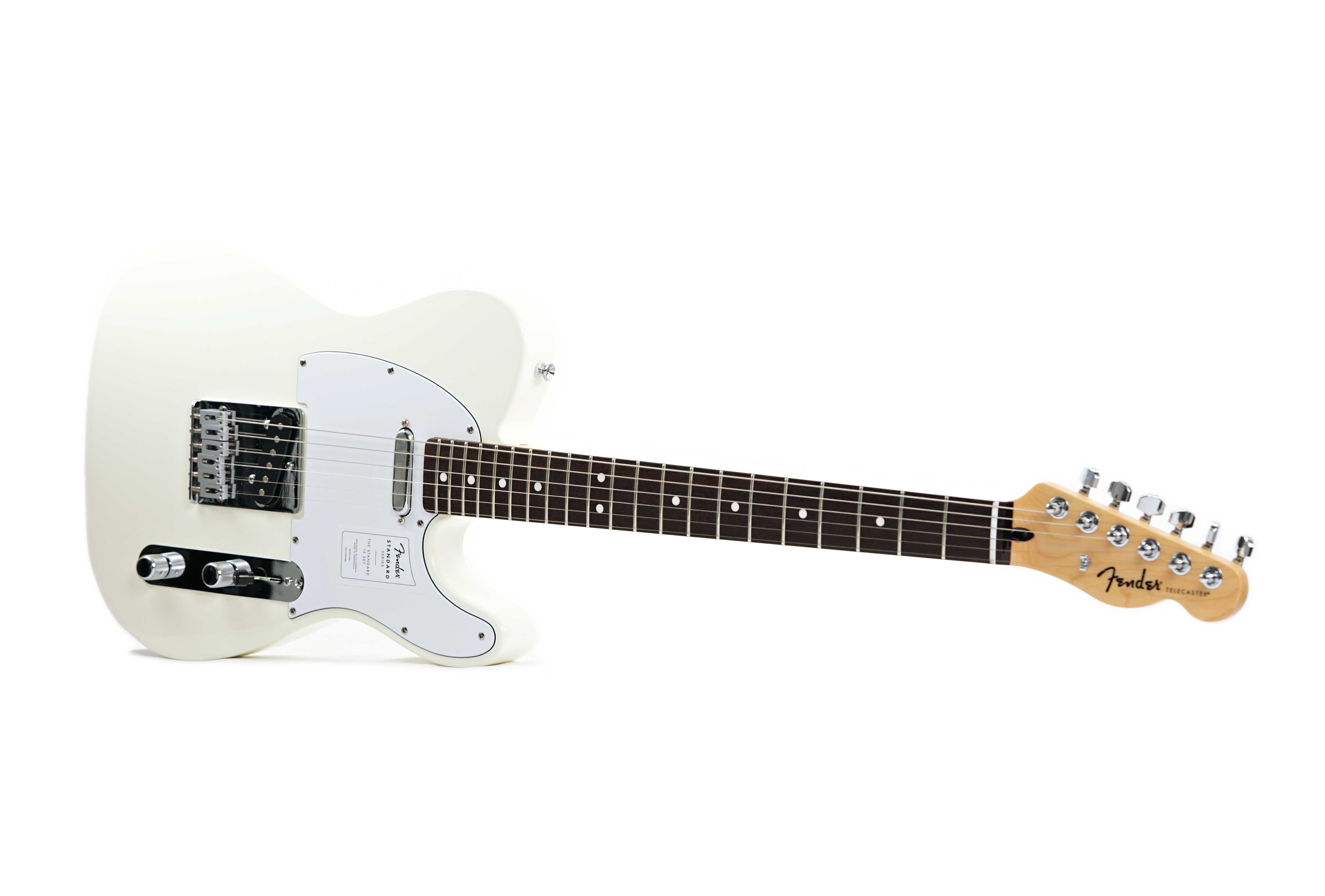 GUITARGUITAR Fender Standard Telecaster Olympic White Indian Laurel Fingerboard