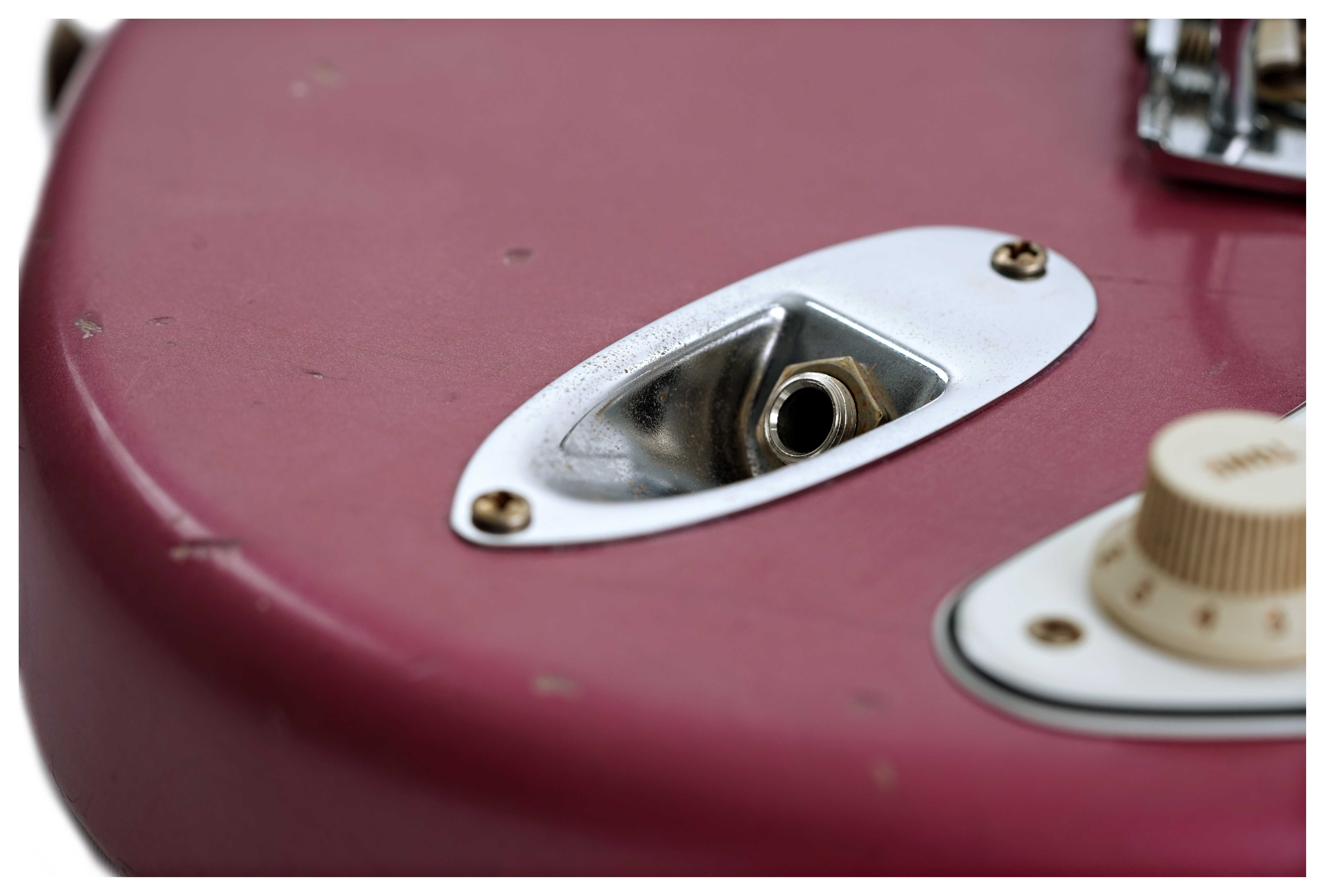 GUITARGUITAR Fender Custom Shop 1962 Stratocaster Journeyman Relic Burgundy Mist Masterbuilt by Austin MacNutt