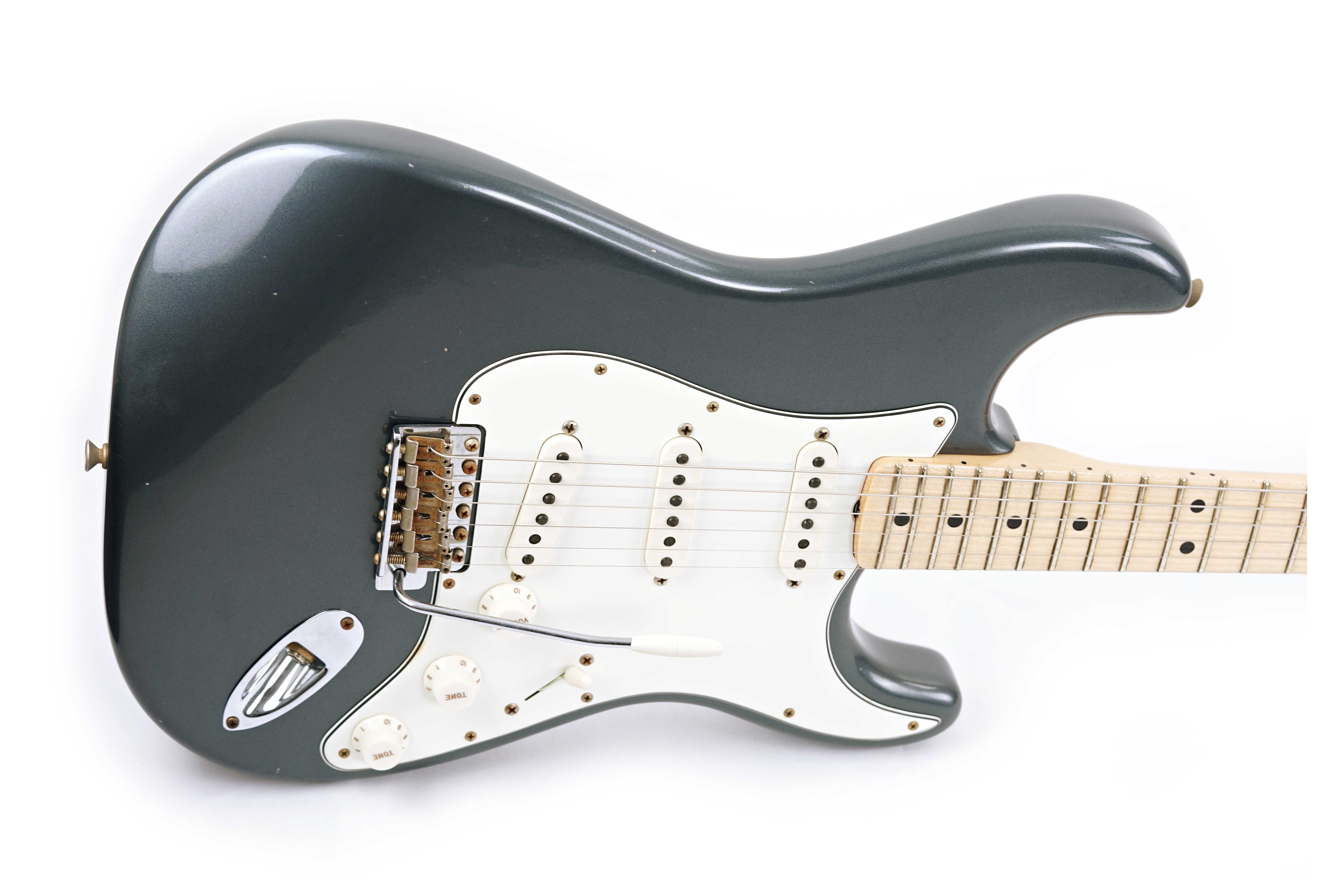 GUITARGUITAR Fender Custom Shop Limited Edition 1969 Stratocaster Journeyman Relic Aged Charcoal Frosted Metallic #CZ558818