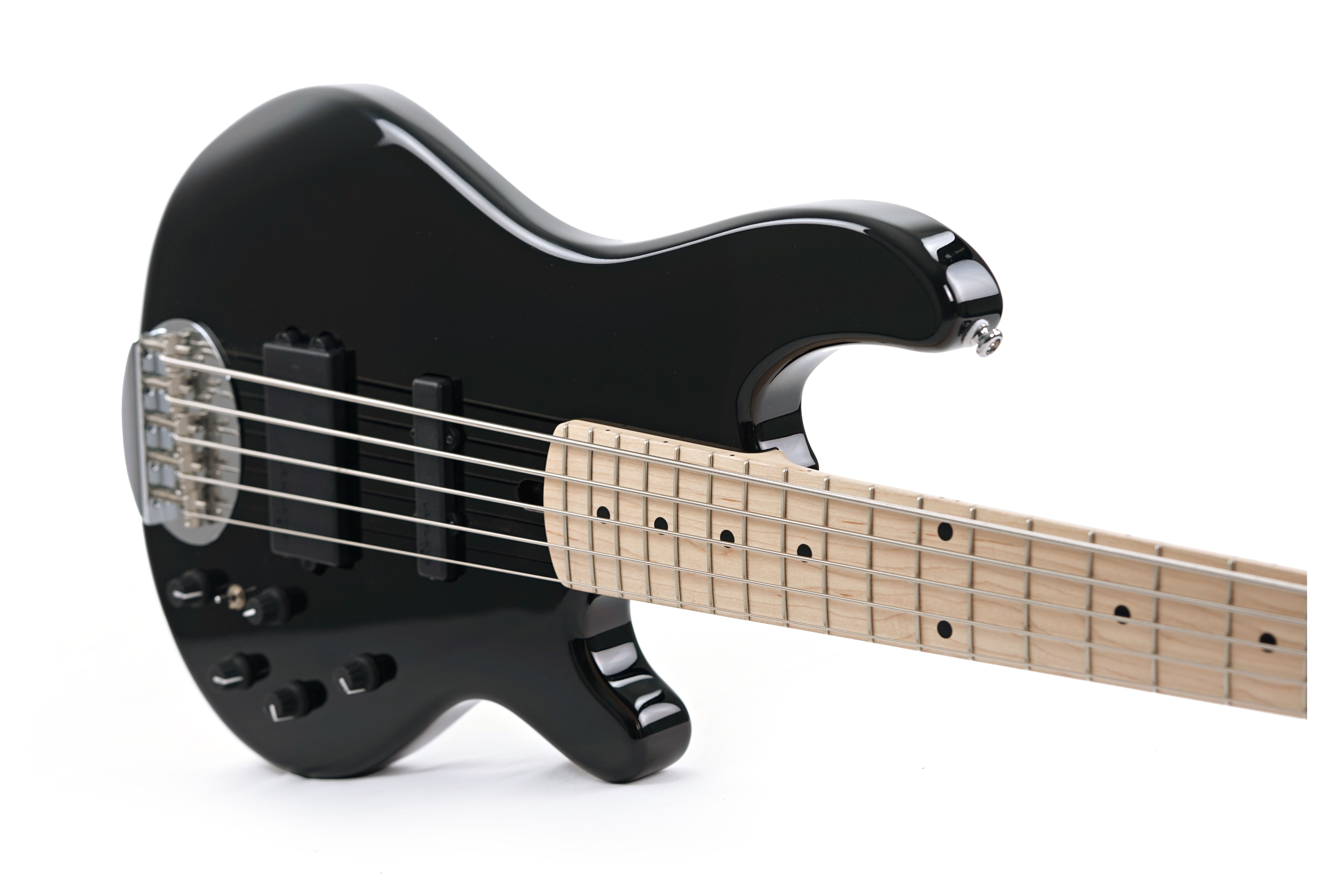 GUITARGUITAR Lakland Skyline 55-02 Standard 5 String Black Maple Fingerboard