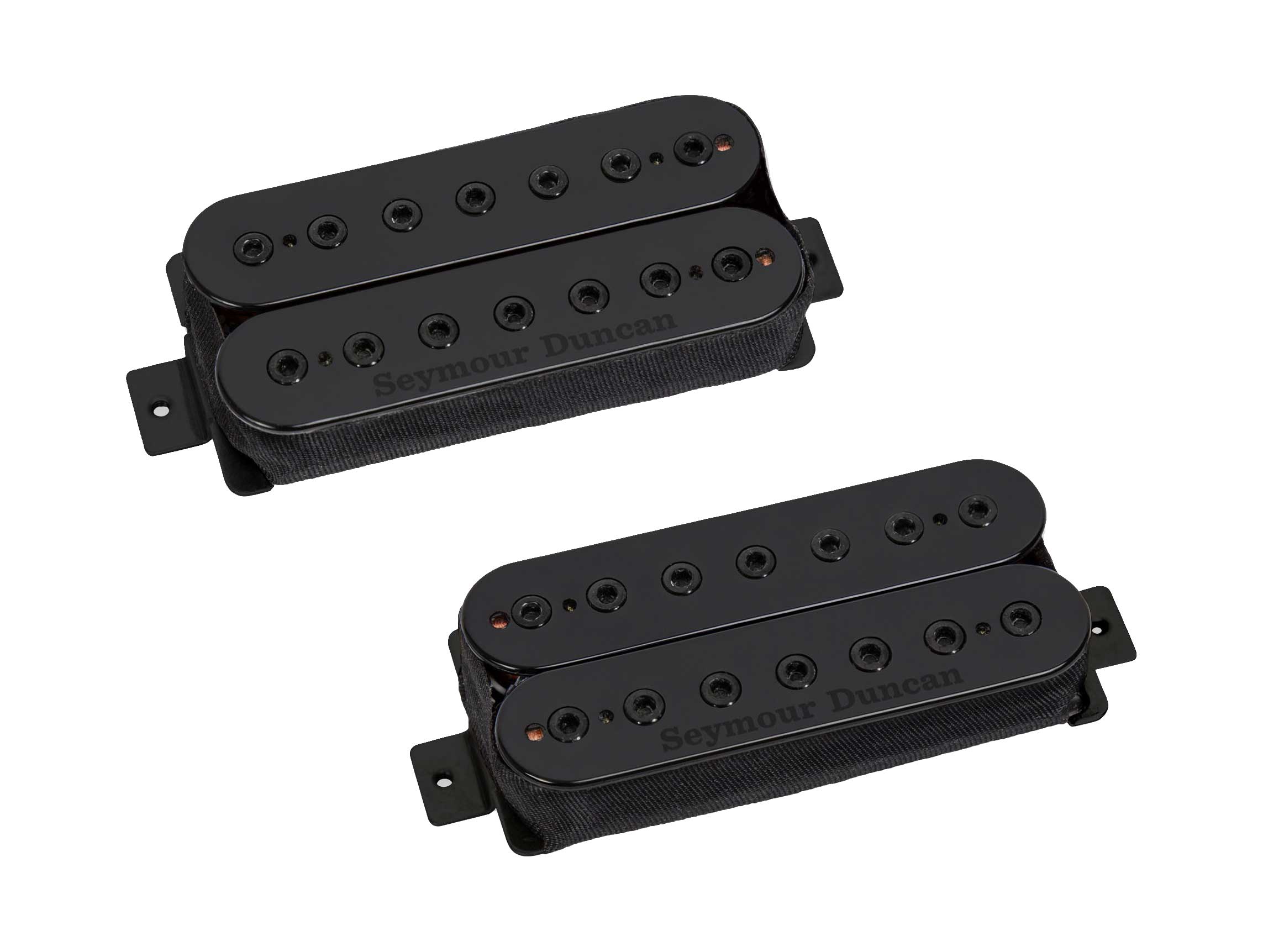 GUITARGUITAR Seymour Duncan Holcomb Scarlet & Scourge 7 String Humbucker Set Black