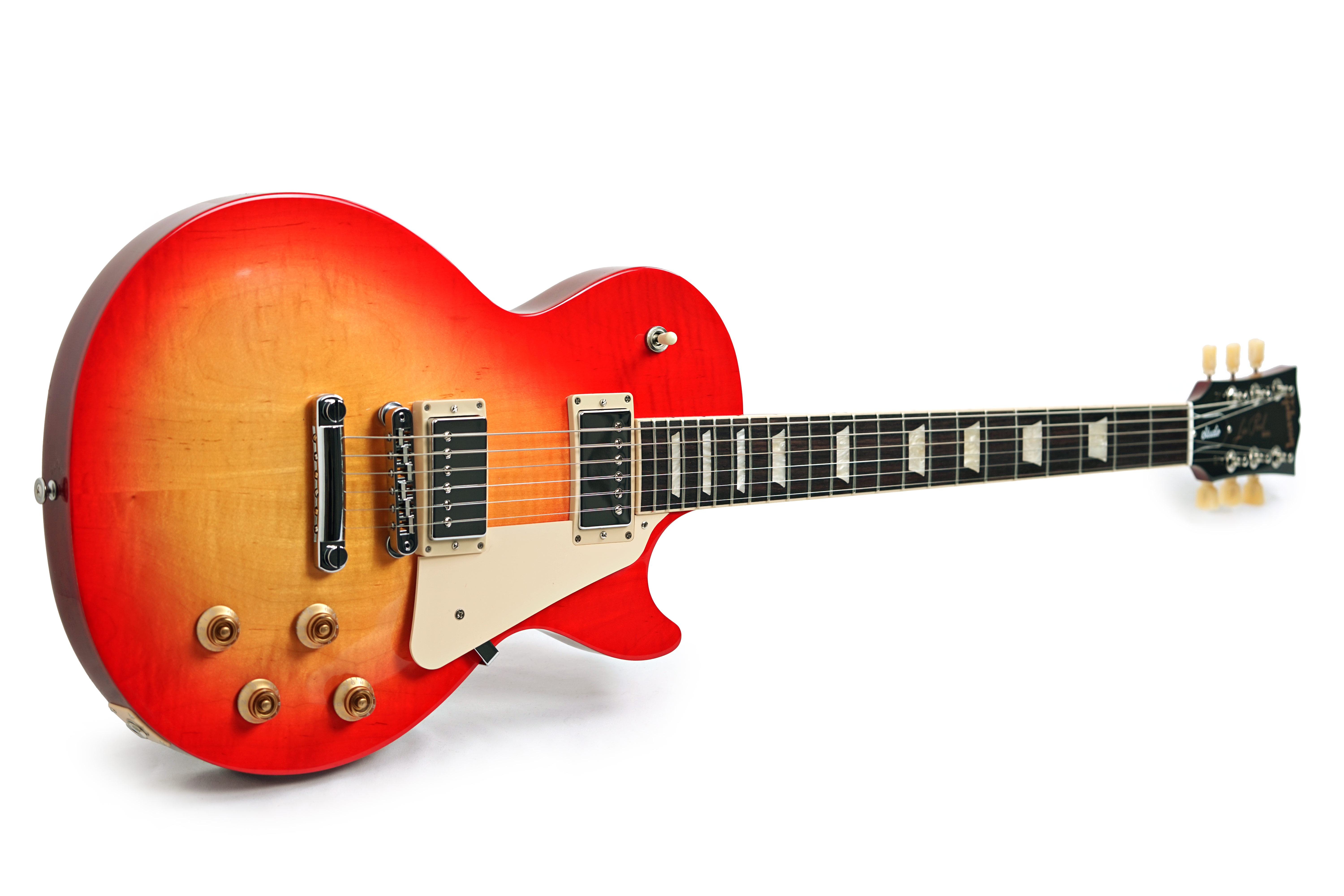 GUITARGUITAR Gibson Les Paul Studio Figured Washed Cherry Sunburst #208750302