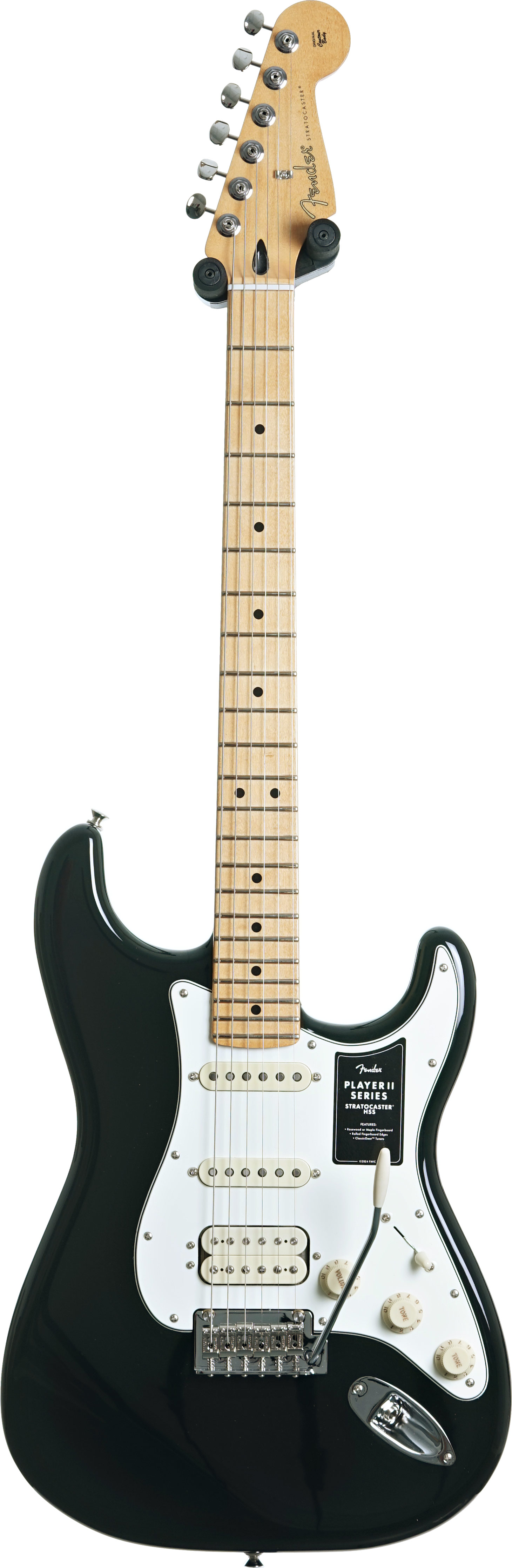 GUITARGUITAR Fender Player II Stratocaster HSS Black Maple Fingerboard