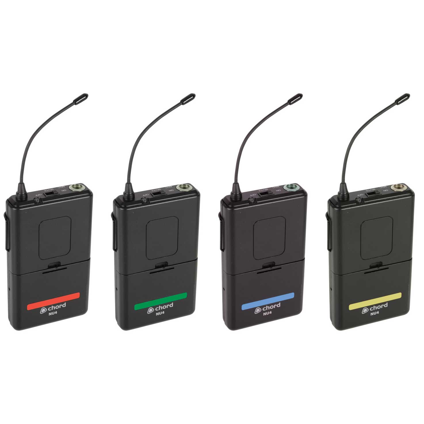 GUITARGUITAR Chord NU4 Quad UHF Headset Wireless Microphone System