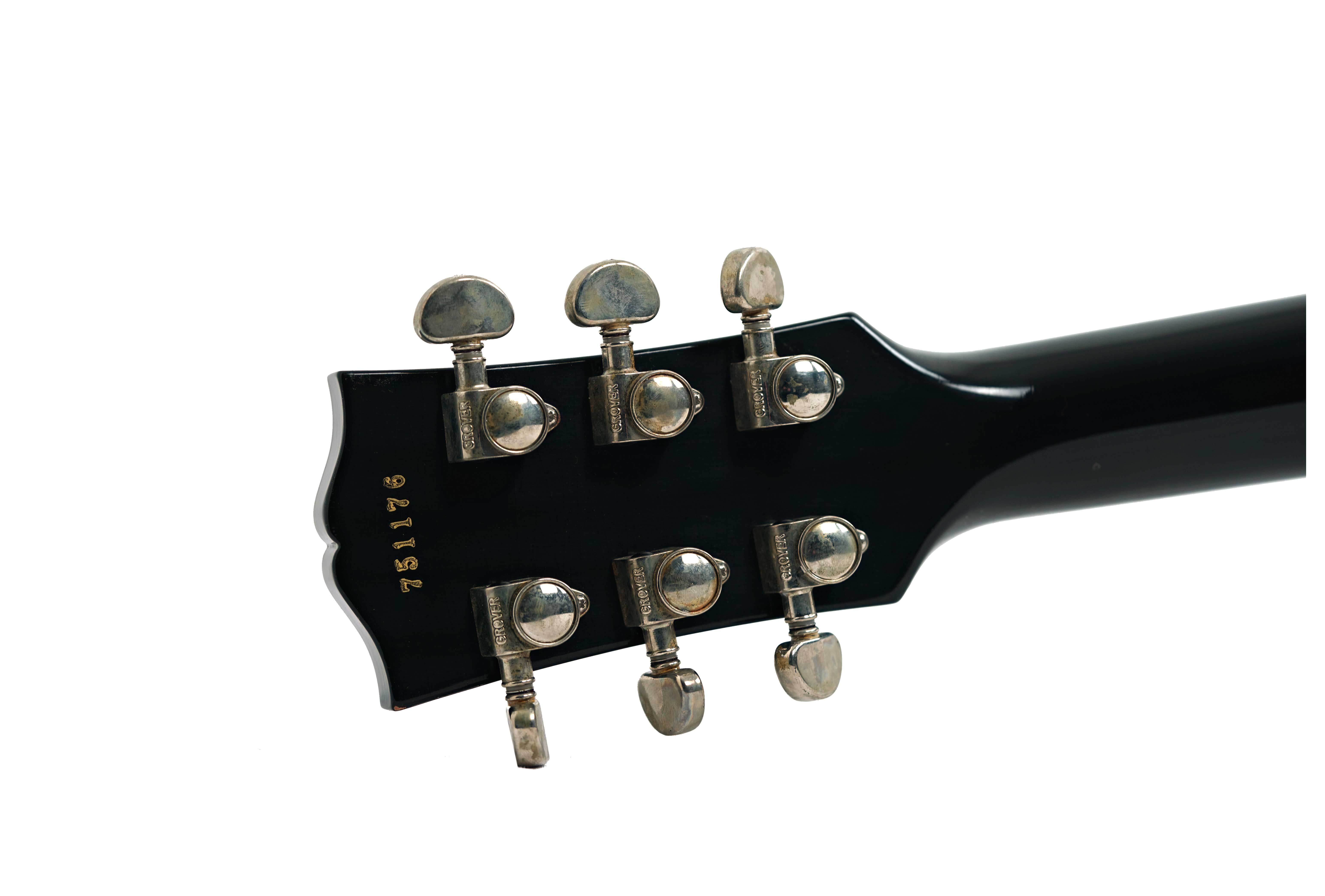 GUITARGUITAR Gibson Custom Shop Dealer Select 1957 Les Paul Standard Ebony Murphy Lab Ultra Light Aged #751176