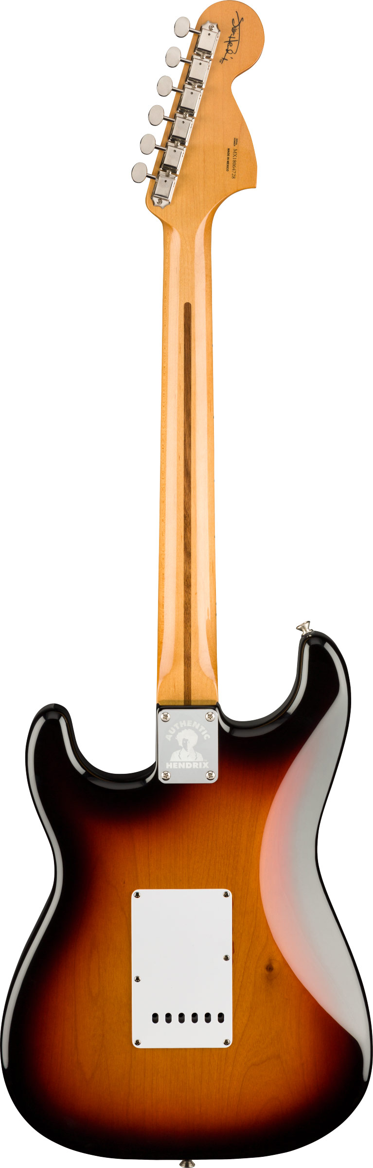 GUITARGUITAR Fender Jimi Hendrix Stratocaster Maple Fingerboard 3 Tone Sunburst