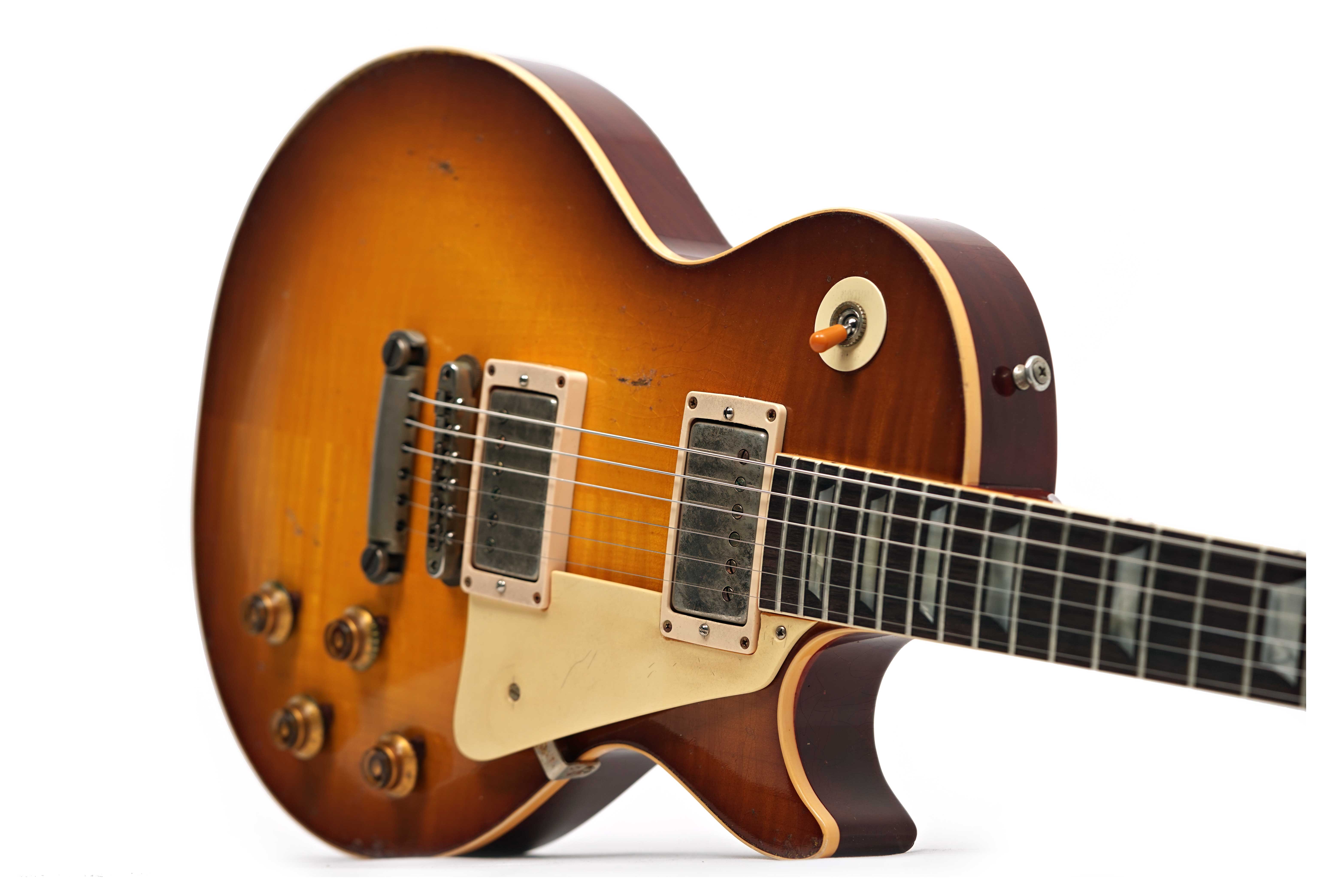 GUITARGUITAR Gibson Custom Shop Murphy Lab 1959 Les Paul Standard Reissue Heavy Aged Golden Poppy Burst #951703