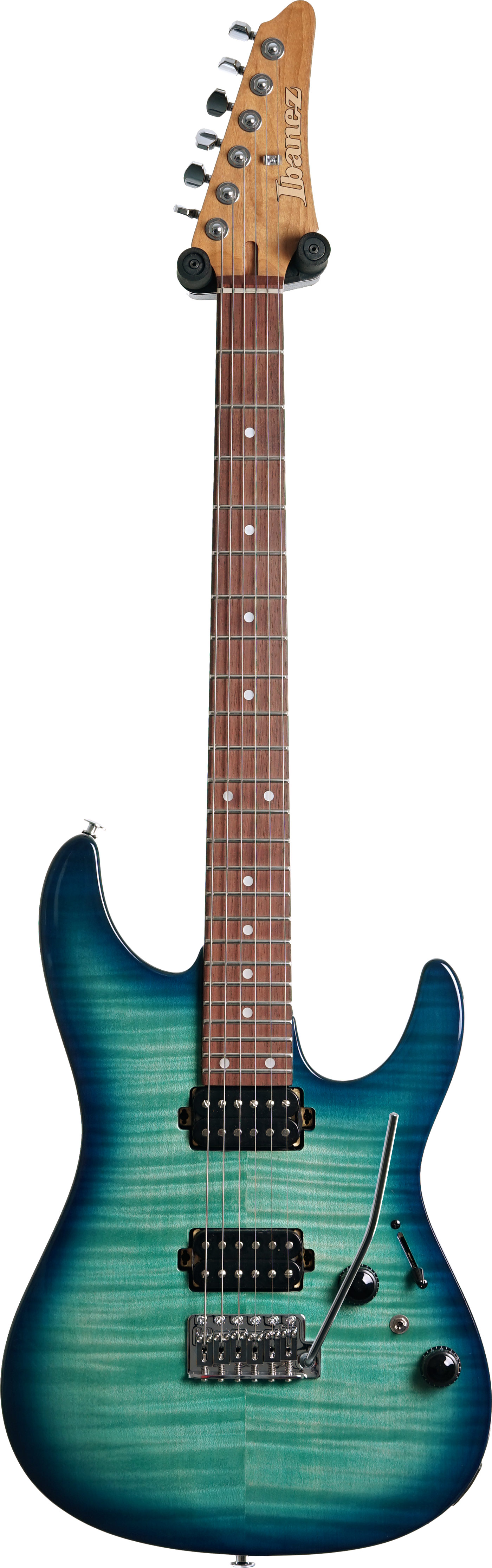 GUITARGUITAR Ibanez AZ24S1F AZ Standard HH Transparent Turquoise Burst