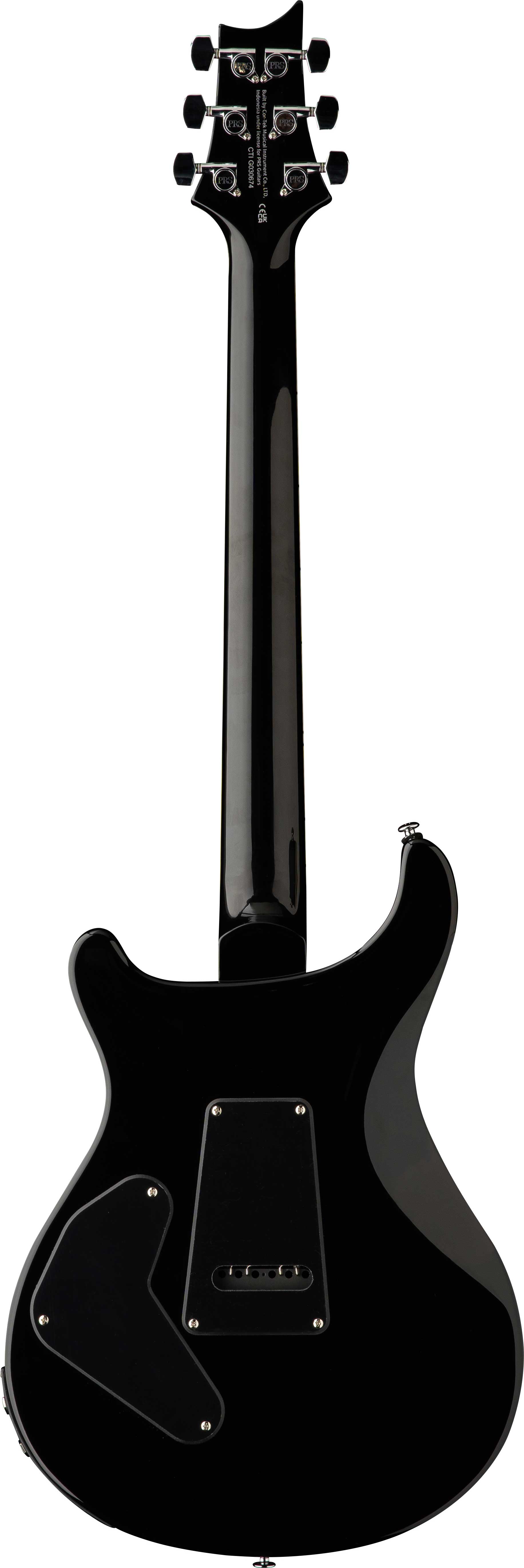 GUITARGUITAR PRS SE Custom 24 Semi-Hollow Piezo Charcoal Burst