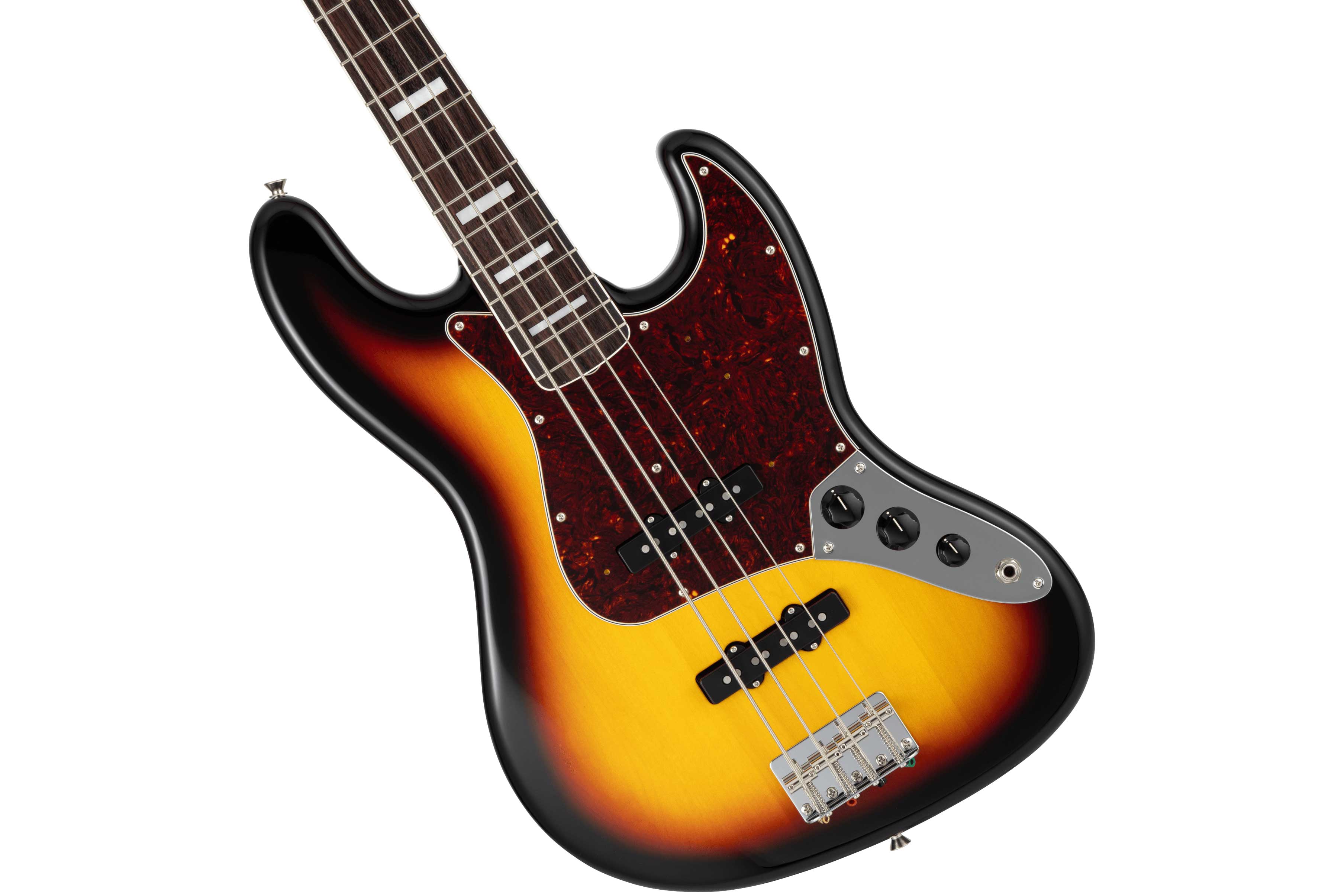 GUITARGUITAR Fender Made in Japan Traditional Late 60s Jazz Bass 3 Colour Sunburst Rosewood Fingerboard