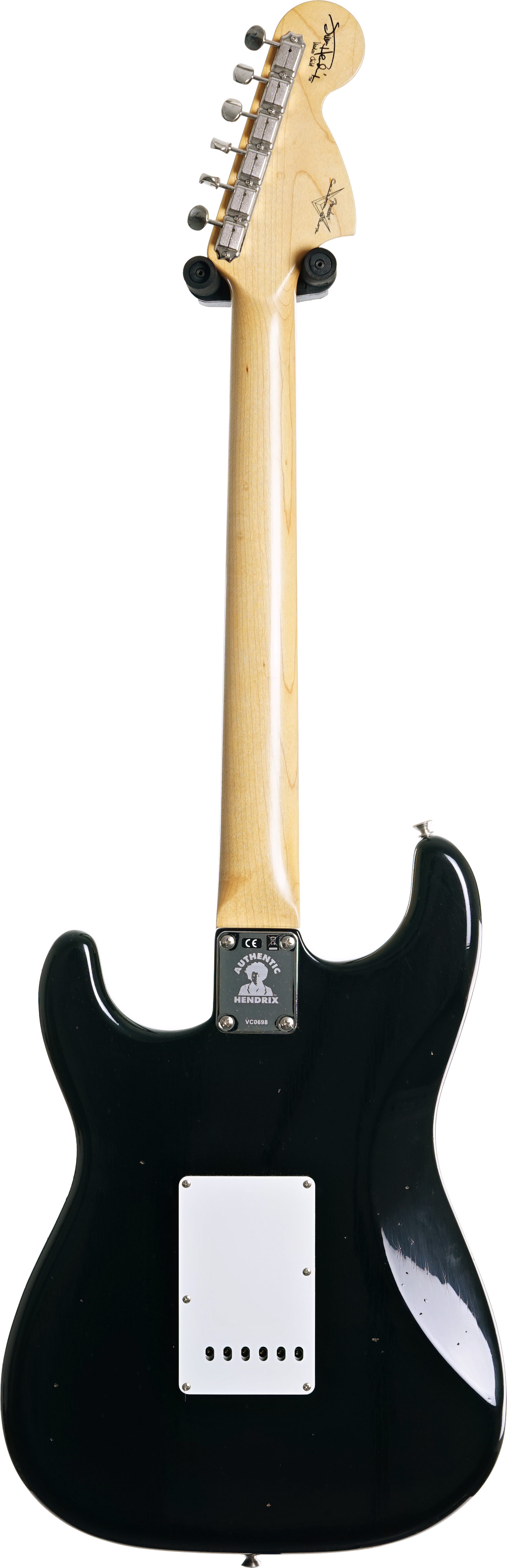GUITARGUITAR Fender Custom Shop Jimi Hendrix Voodoo Child Strat Journeyman Relic Black #VC0698