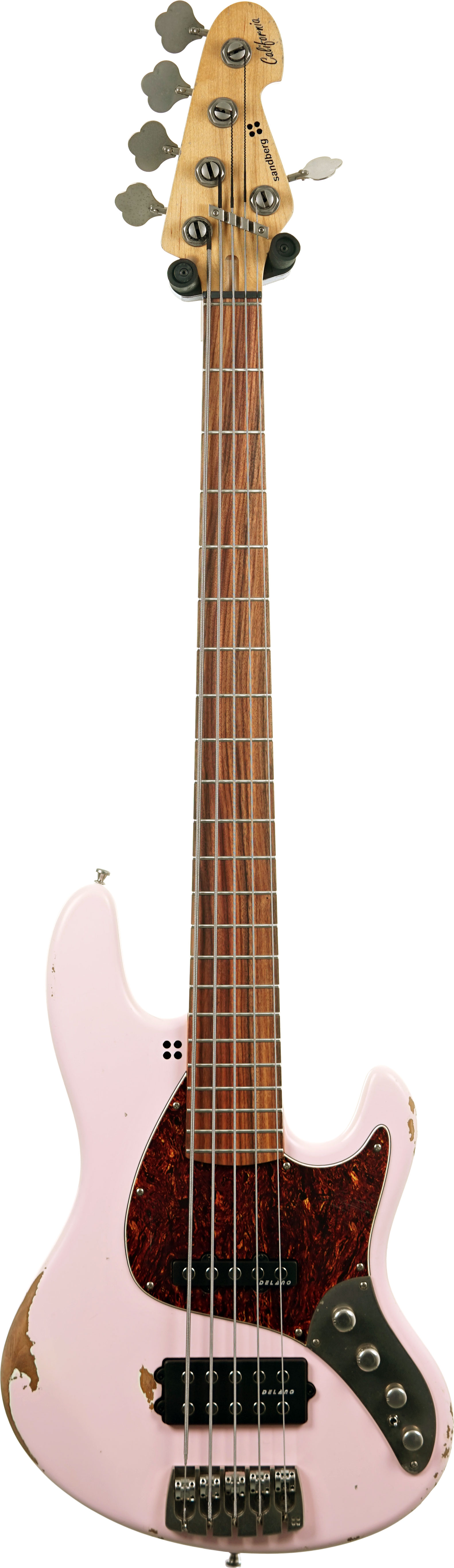 GUITARGUITAR Sandberg California TM 5 String Hardcore Aged Shell Pink #46982