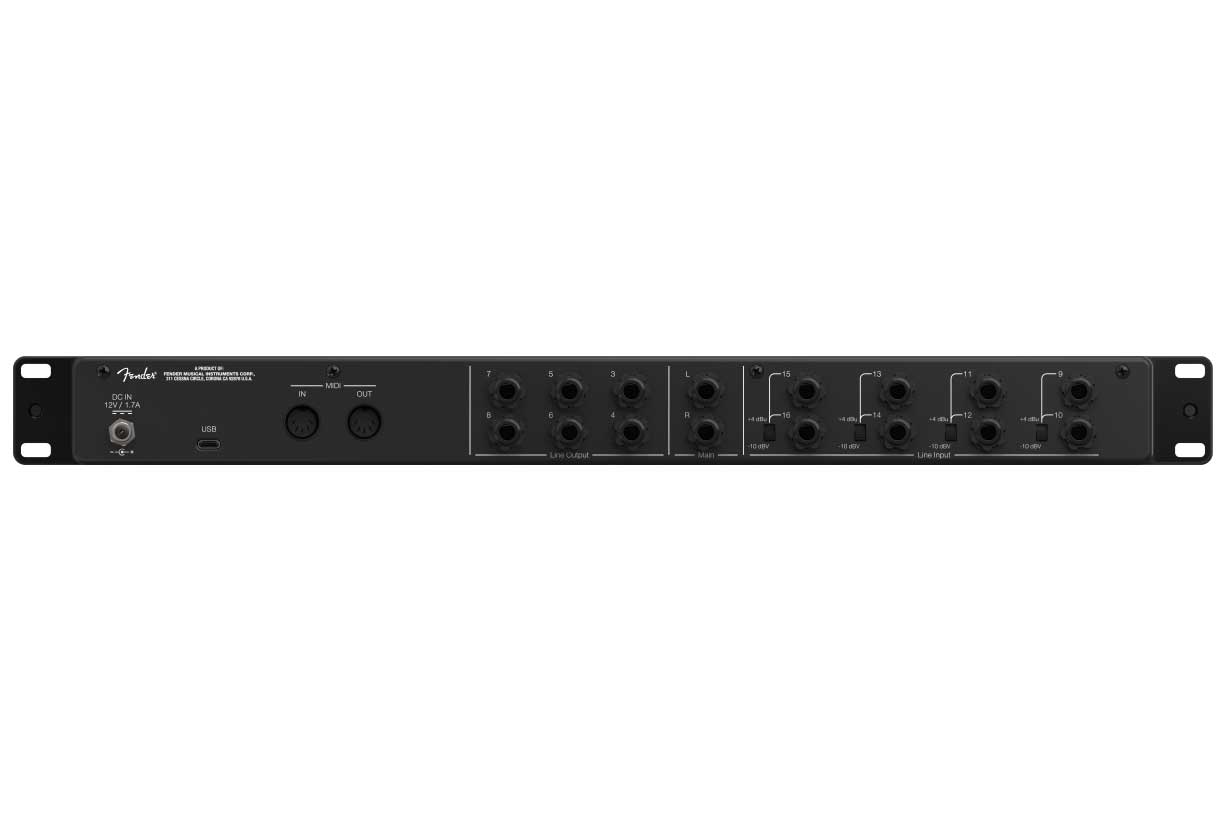 GUITARGUITAR Fender Quantum LT 16 USB-C Audio Interface