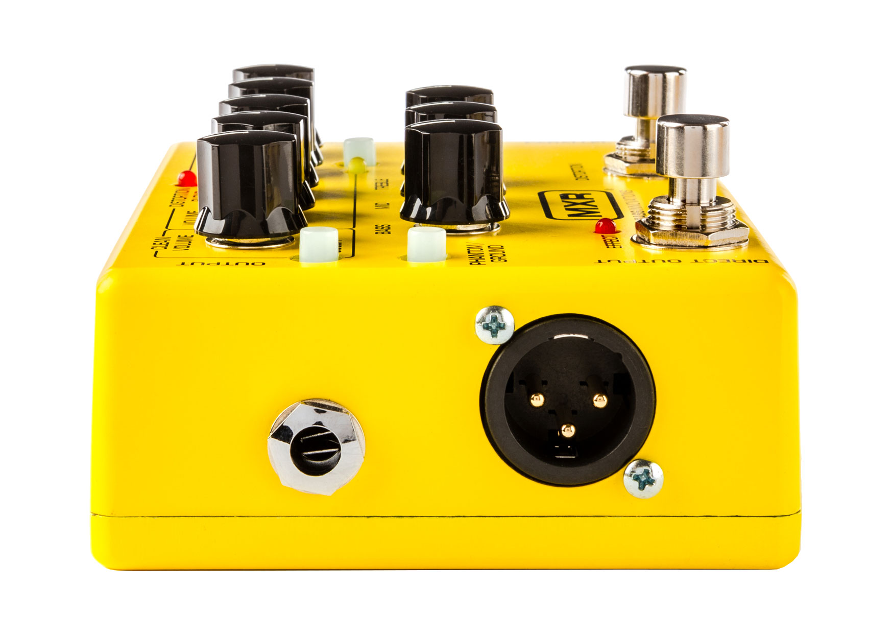 GUITARGUITAR MXR M80 Bass DI+ Distortion Special Edition Yellow