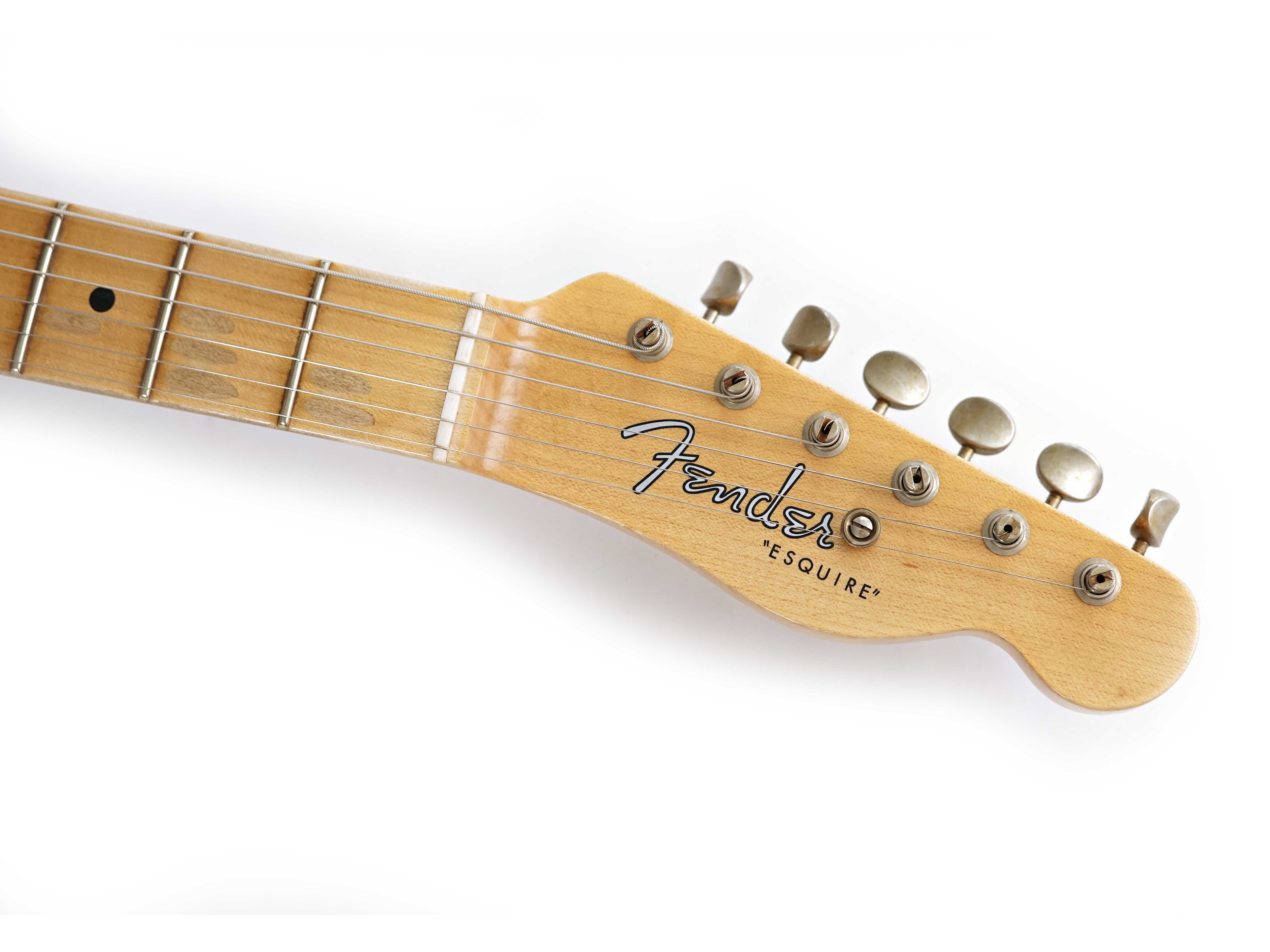 GUITARGUITAR Fender Custom Shop 1950 Double Esquire Journeyman Relic Faded Nocaster Blonde #R138580