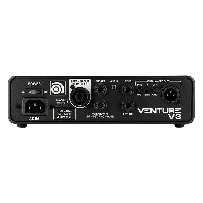GUITARGUITAR Ampeg Venture V3 300W Bass Solid State Amp Head