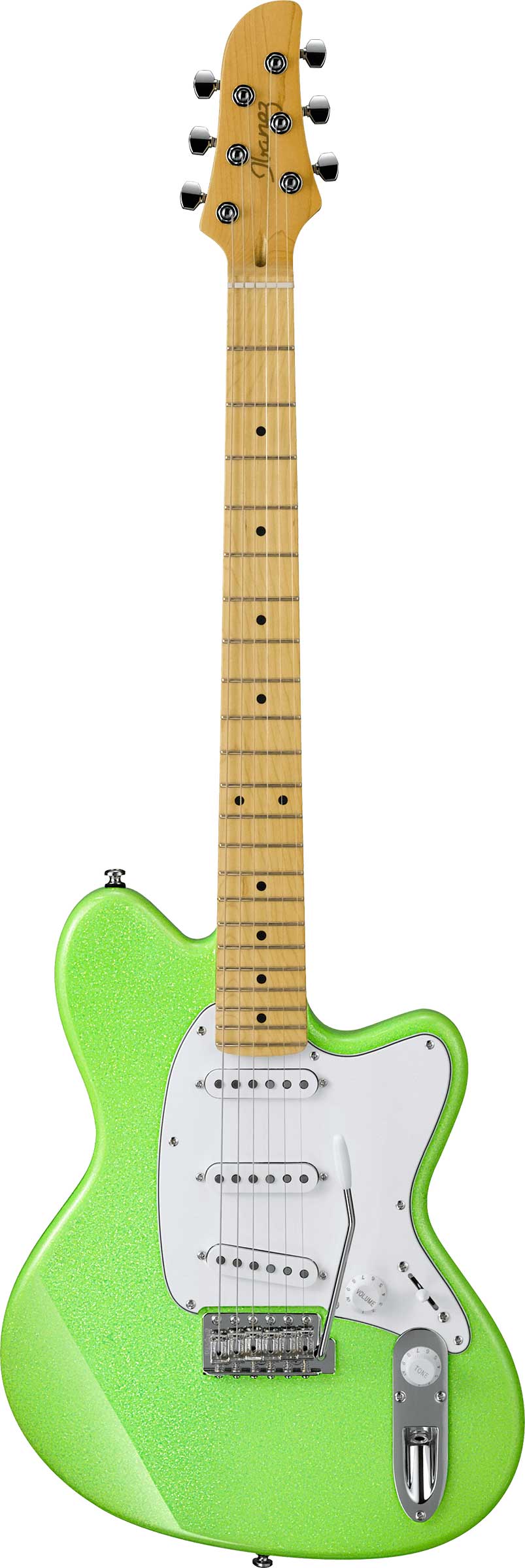 GUITARGUITAR Ibanez Signature YY10 Yvette Young Talman Slime Green Sparkle